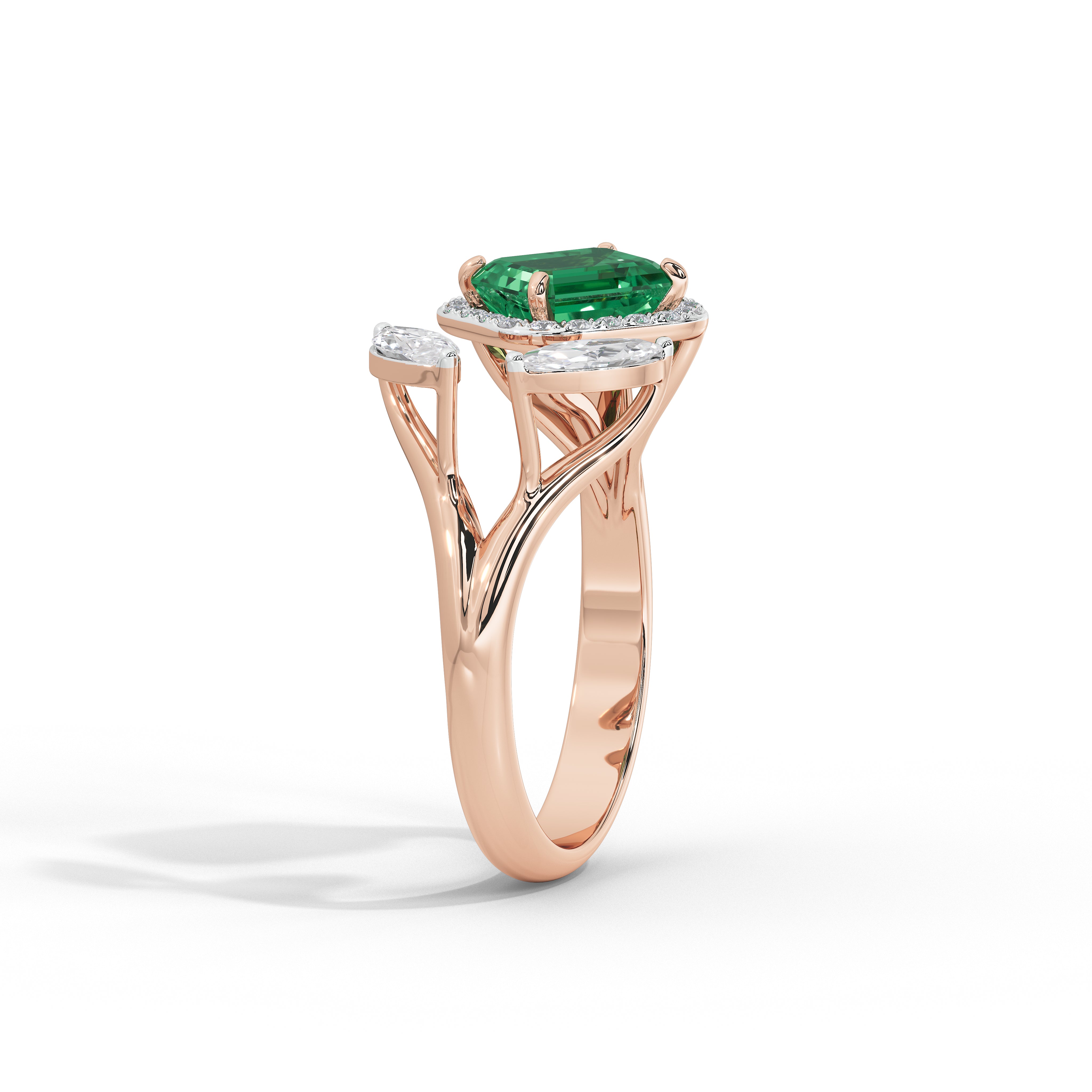 Cathy Emerald & Marquise Ring