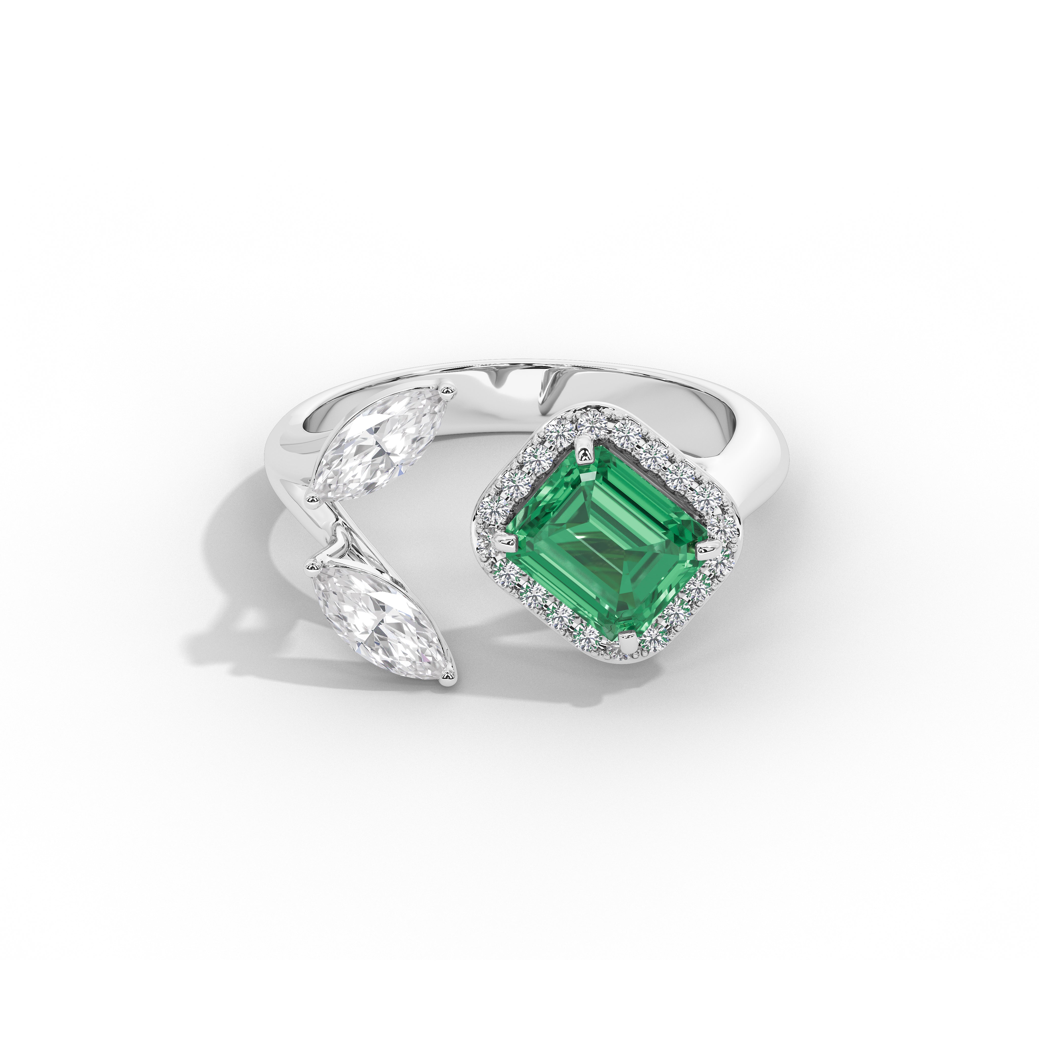 Cathy Emerald & Marquise Ring
