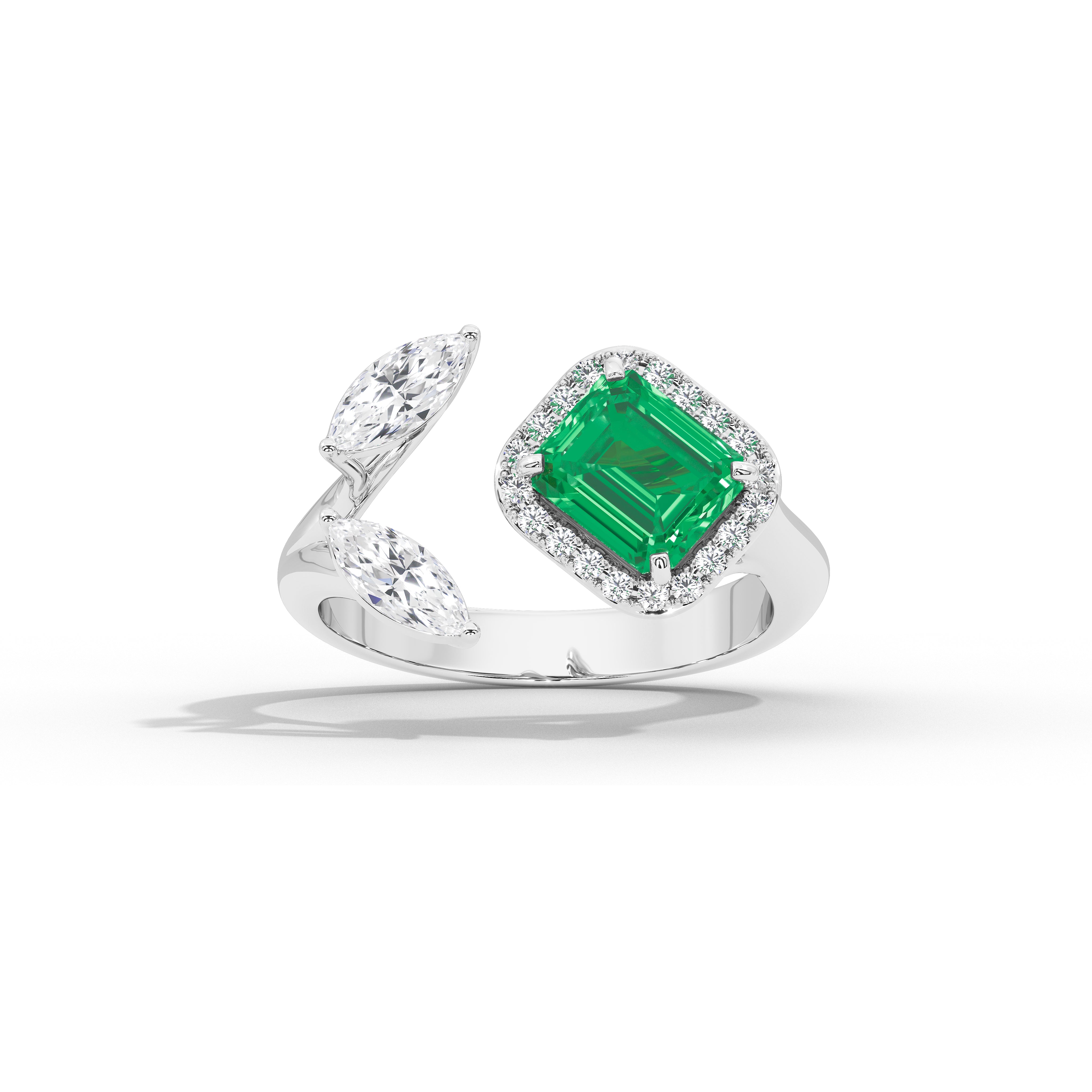 Cathy Emerald & Marquise Ring