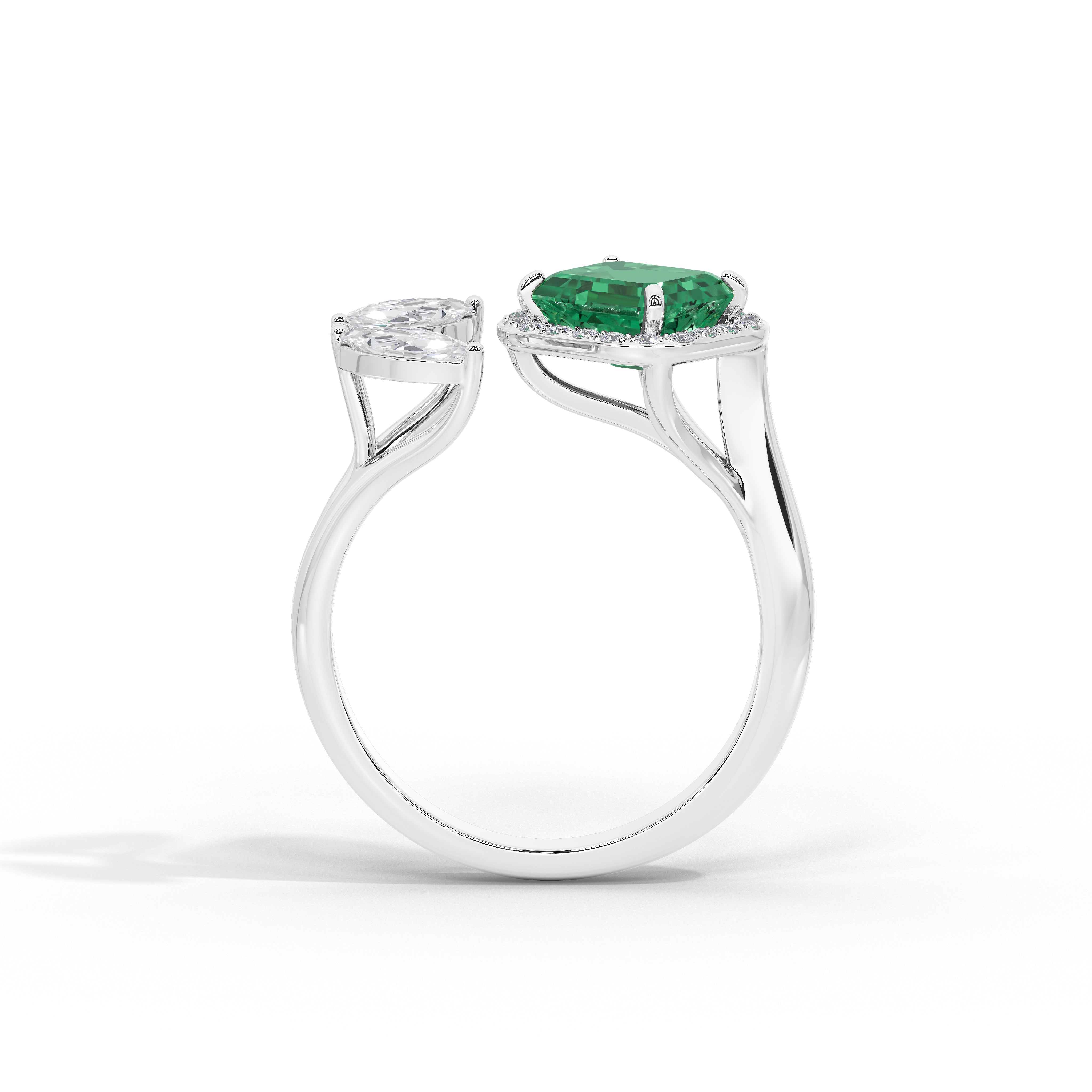 Cathy Emerald & Marquise Ring
