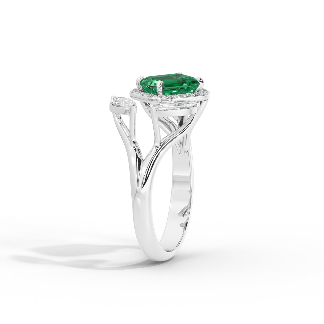 Cathy Emerald & Marquise Ring