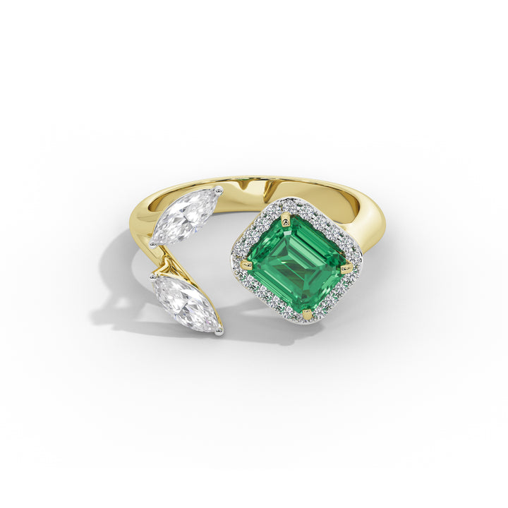 Cathy Emerald & Marquise Ring
