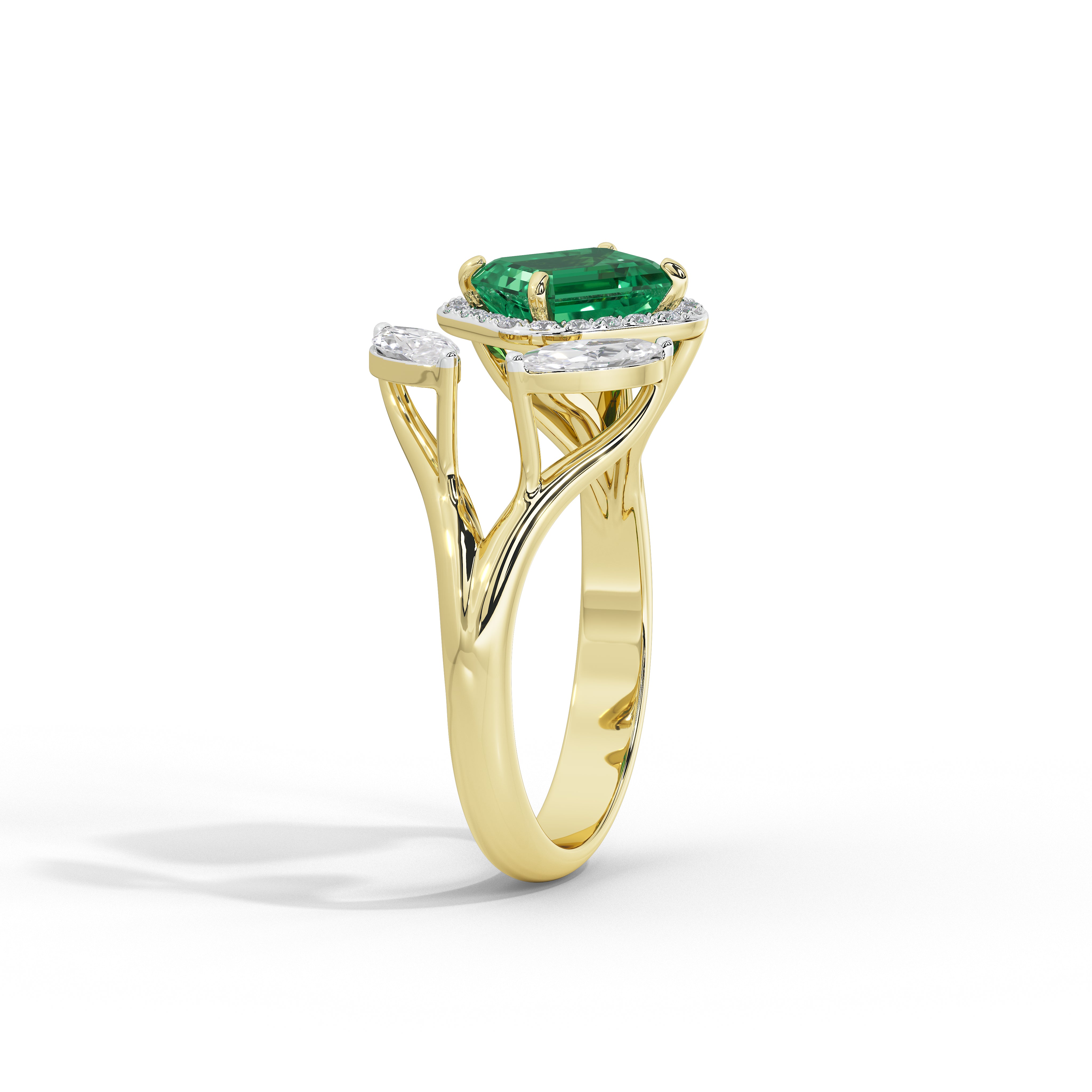 Cathy Emerald & Marquise Ring