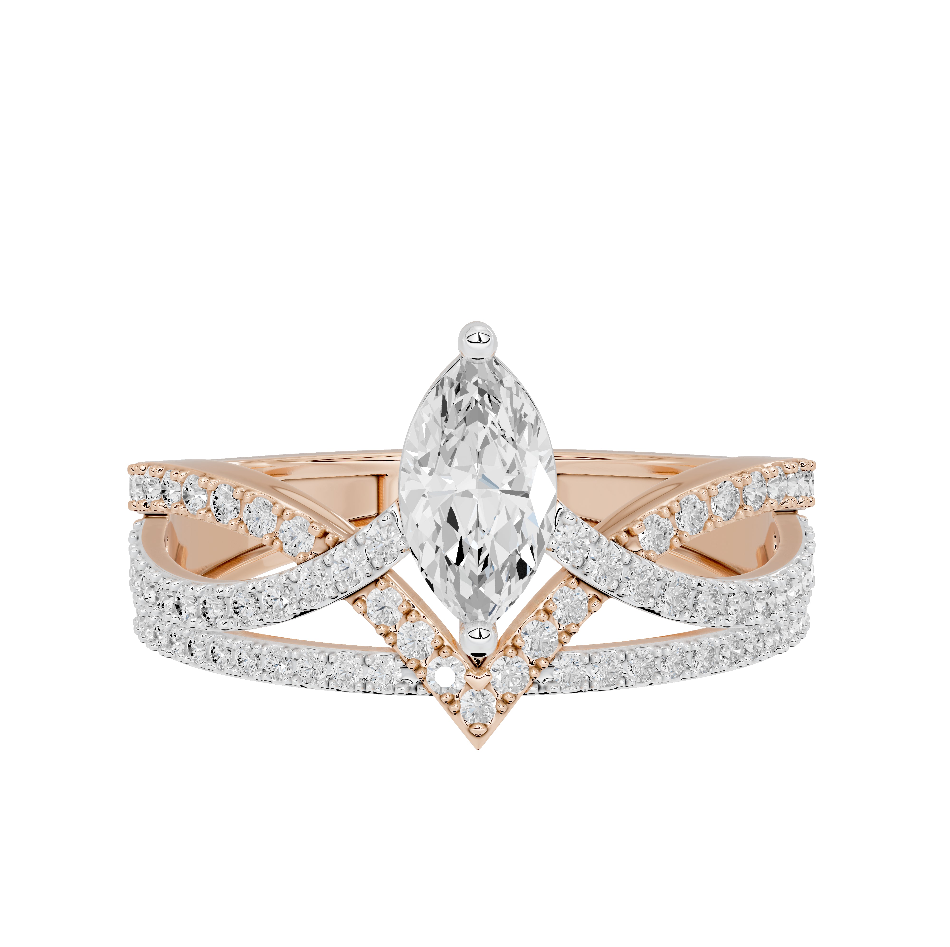 Queen's Tiara Marquise Statement Ring
