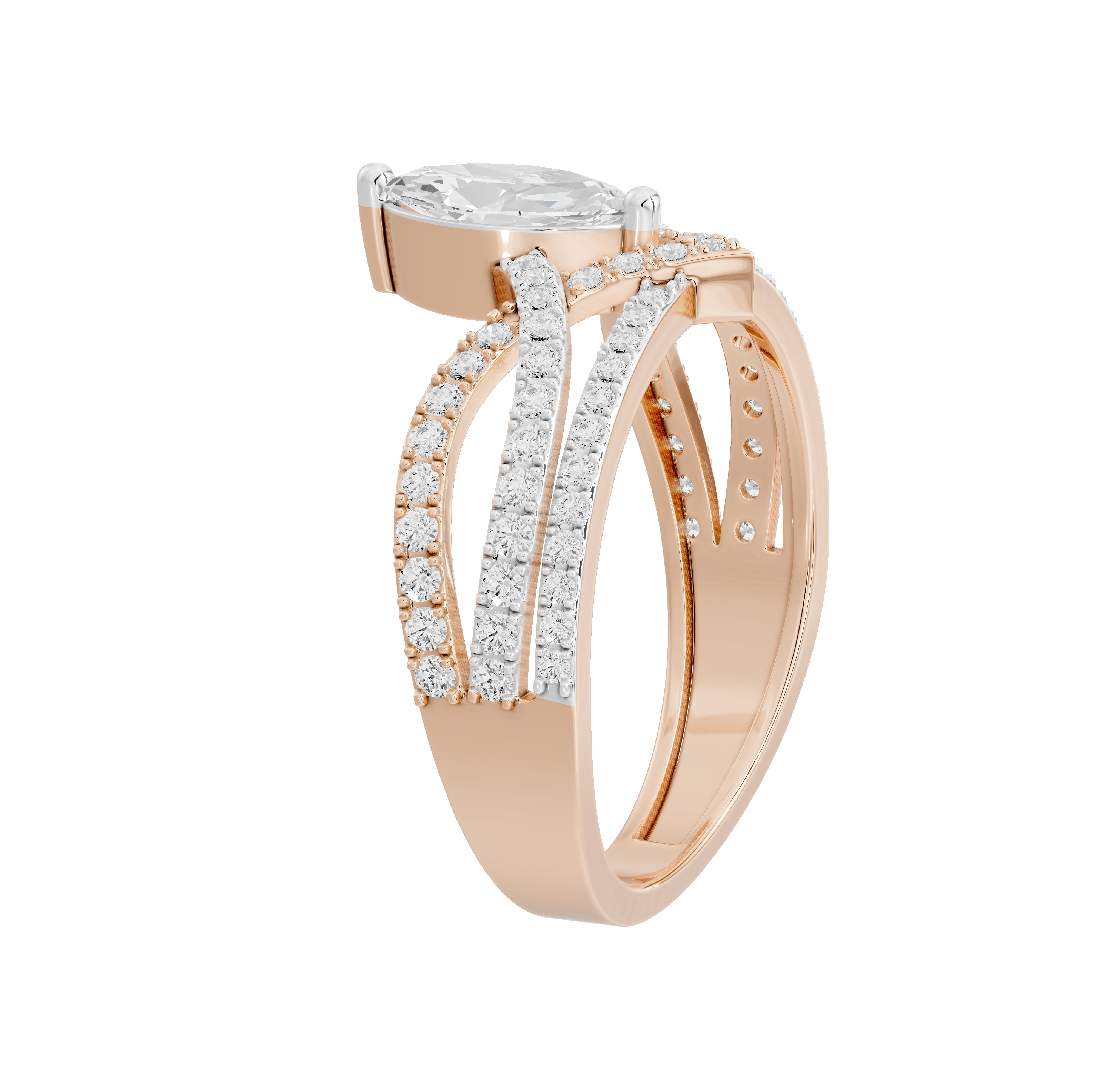 Queen's Tiara Marquise Statement Ring