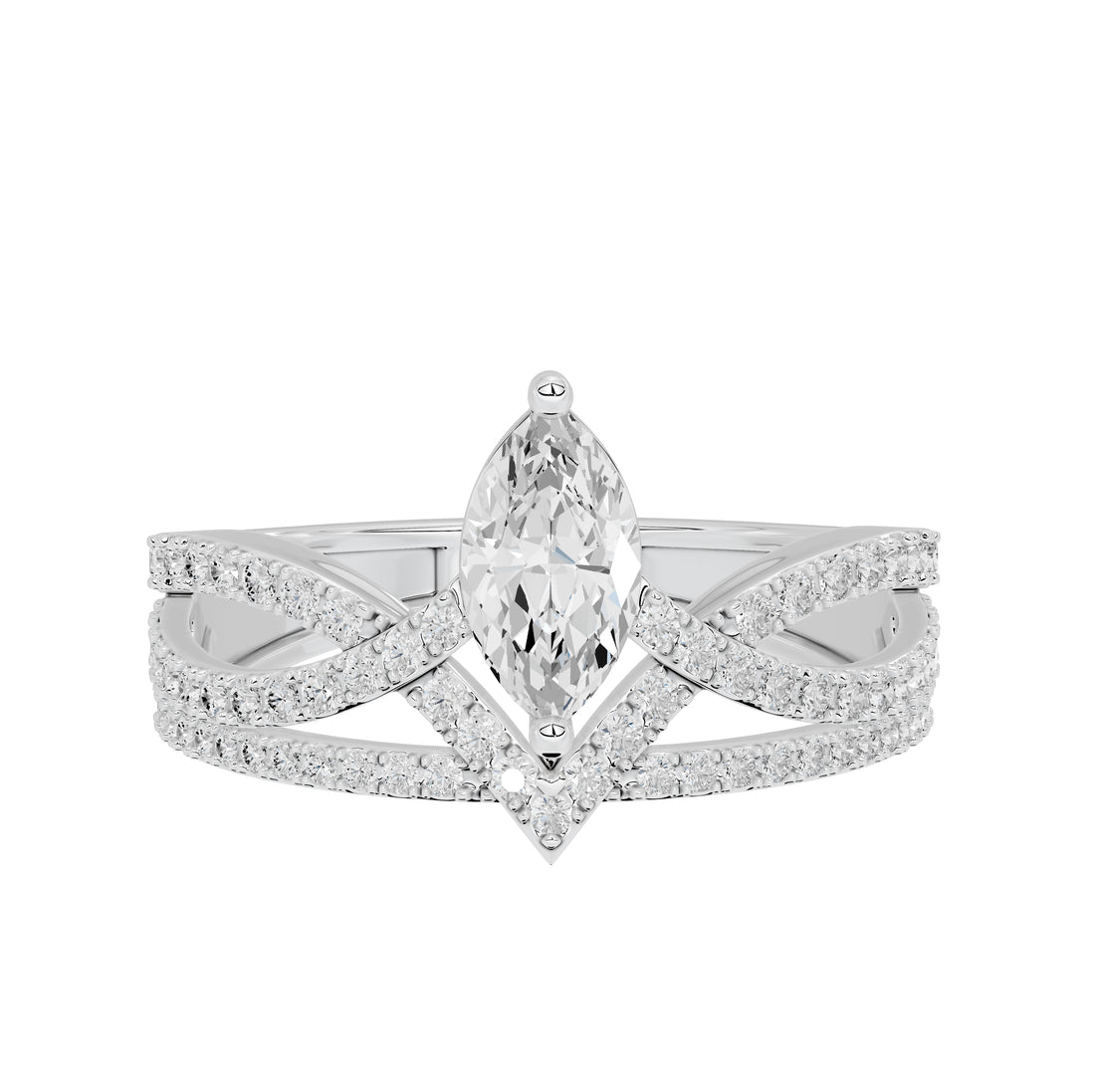 Queen's Tiara Marquise Statement Ring