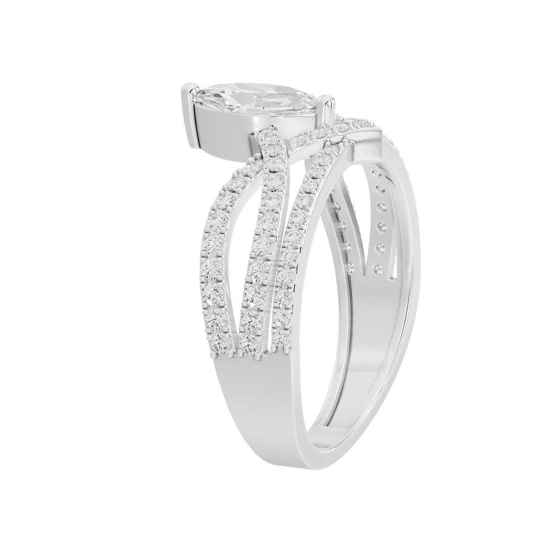 Queen's Tiara Marquise Statement Ring
