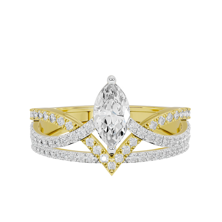 Queen's Tiara Marquise Statement Ring