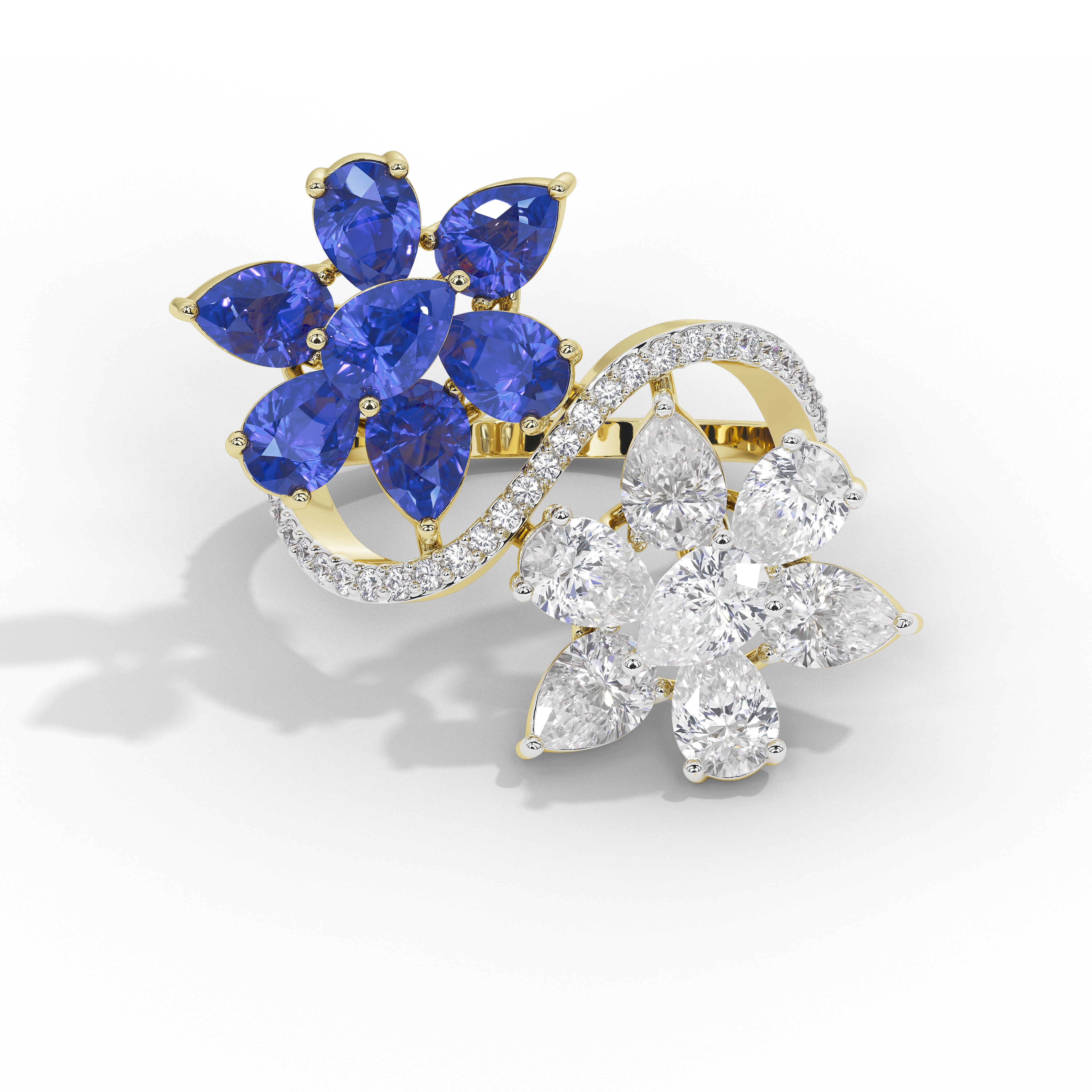 Heer & Ranjha Cocktail Ring