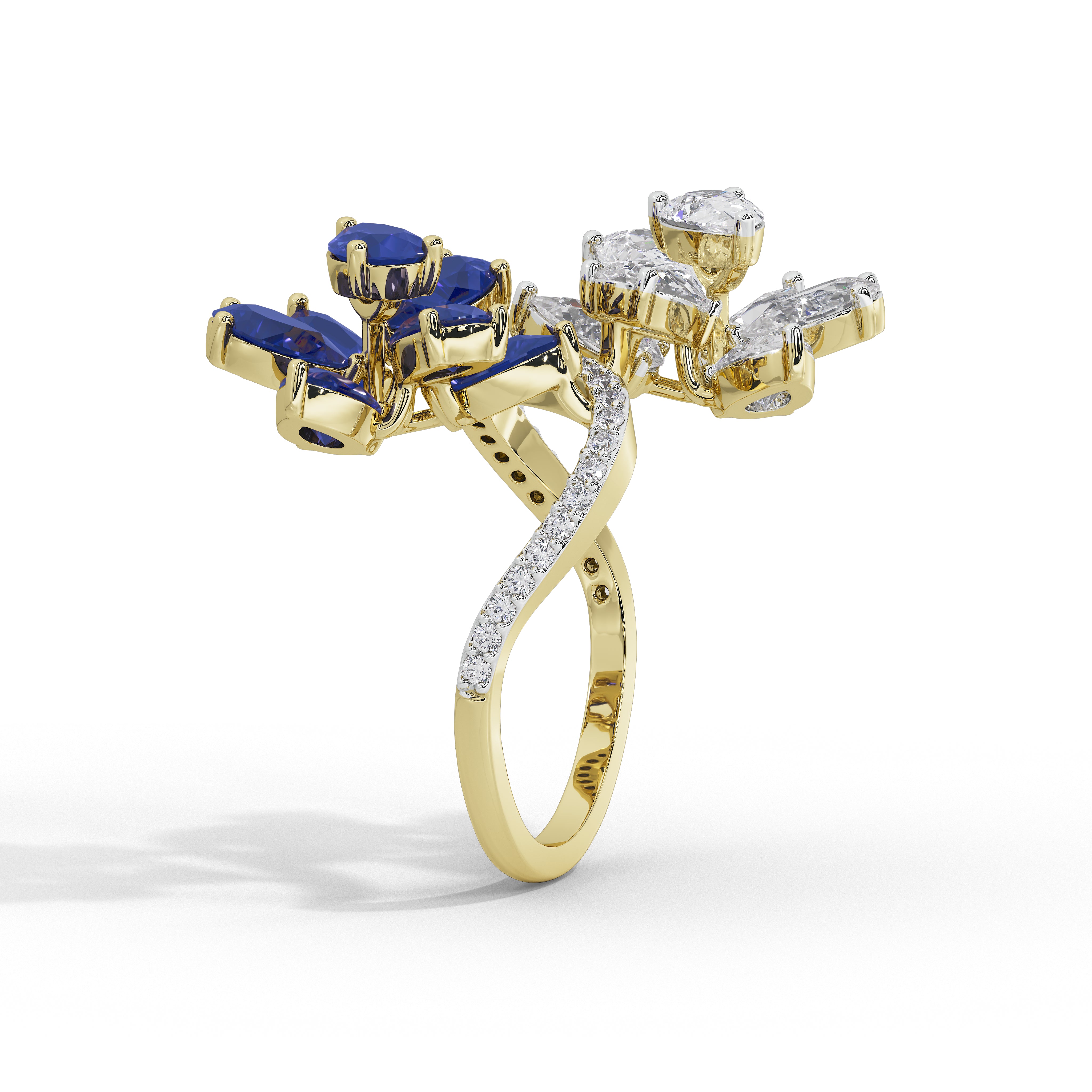 Heer & Ranjha Cocktail Ring