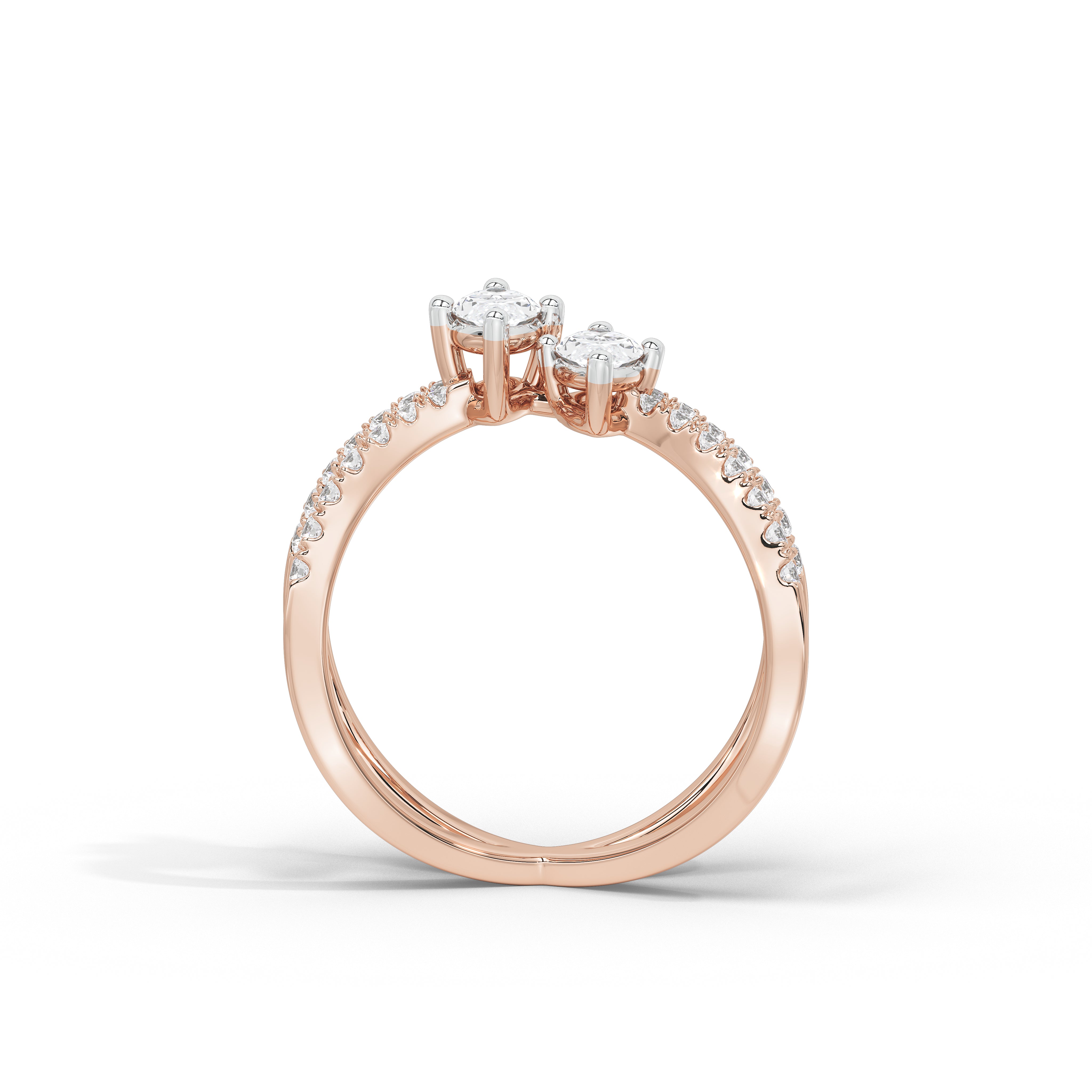 Paris & Helen Two Marquise Ring