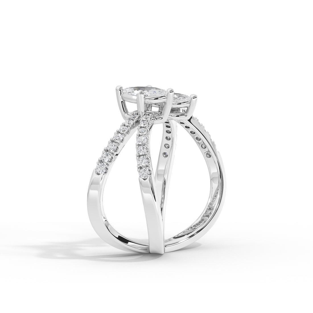 Paris & Helen Two Marquise Ring