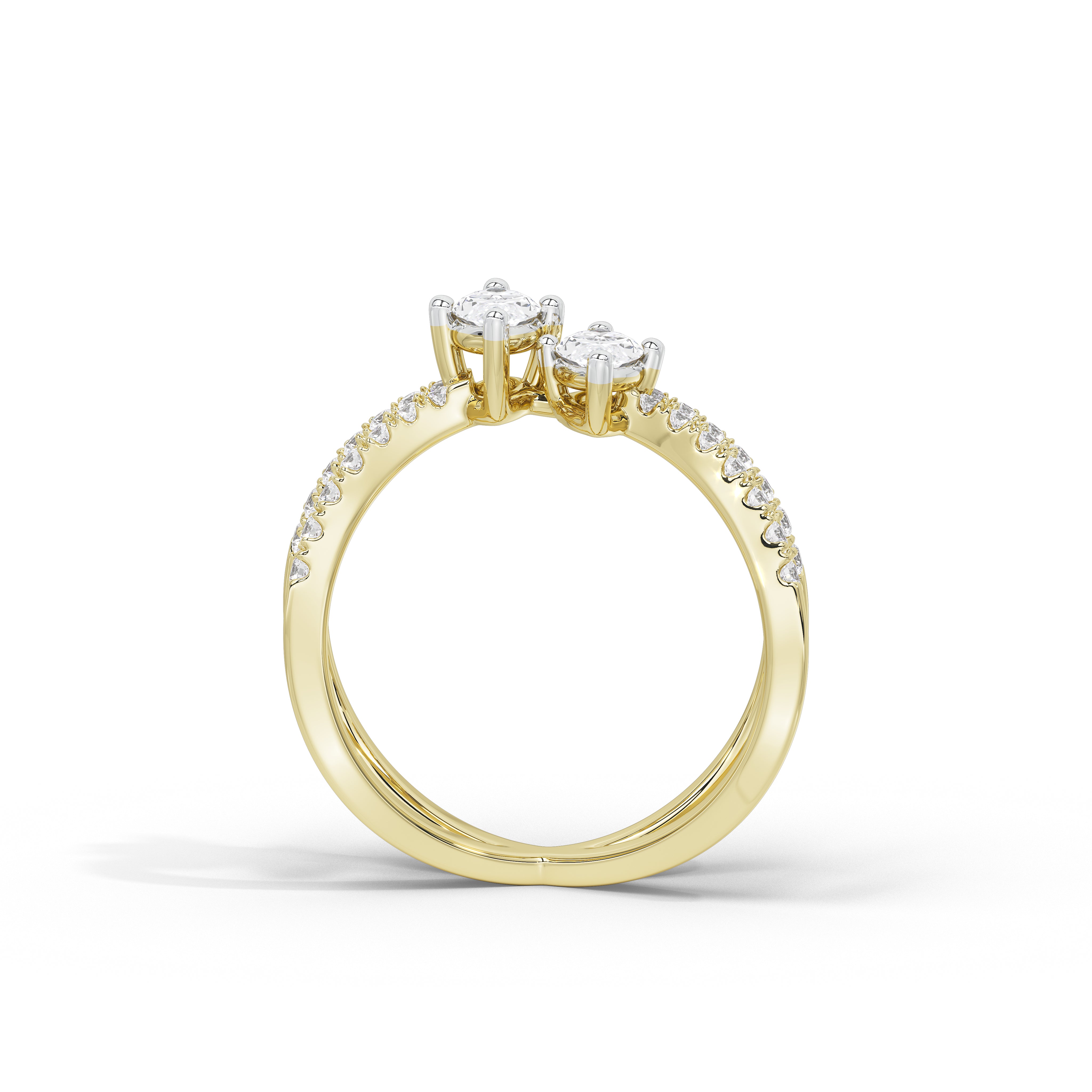 Paris & Helen Two Marquise Ring