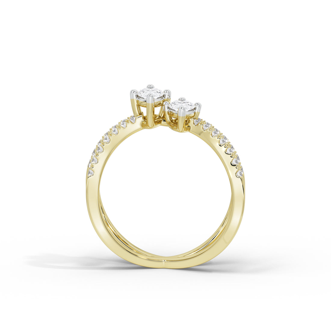 Paris & Helen Two Marquise Ring