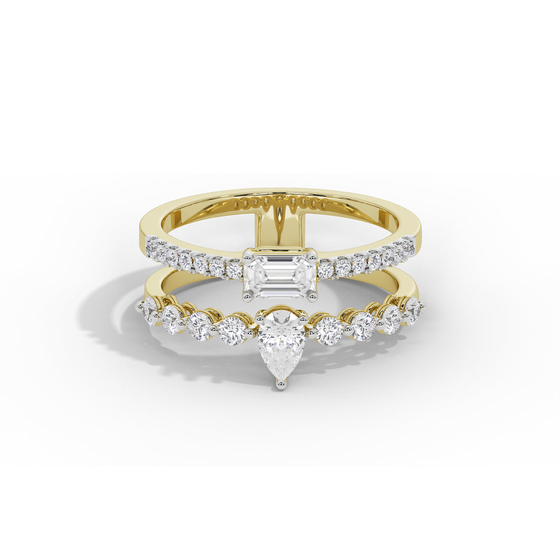 Rose & Darcy Emerald Pear Duet