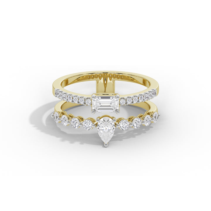 Rose & Darcy Emerald Pear Duet