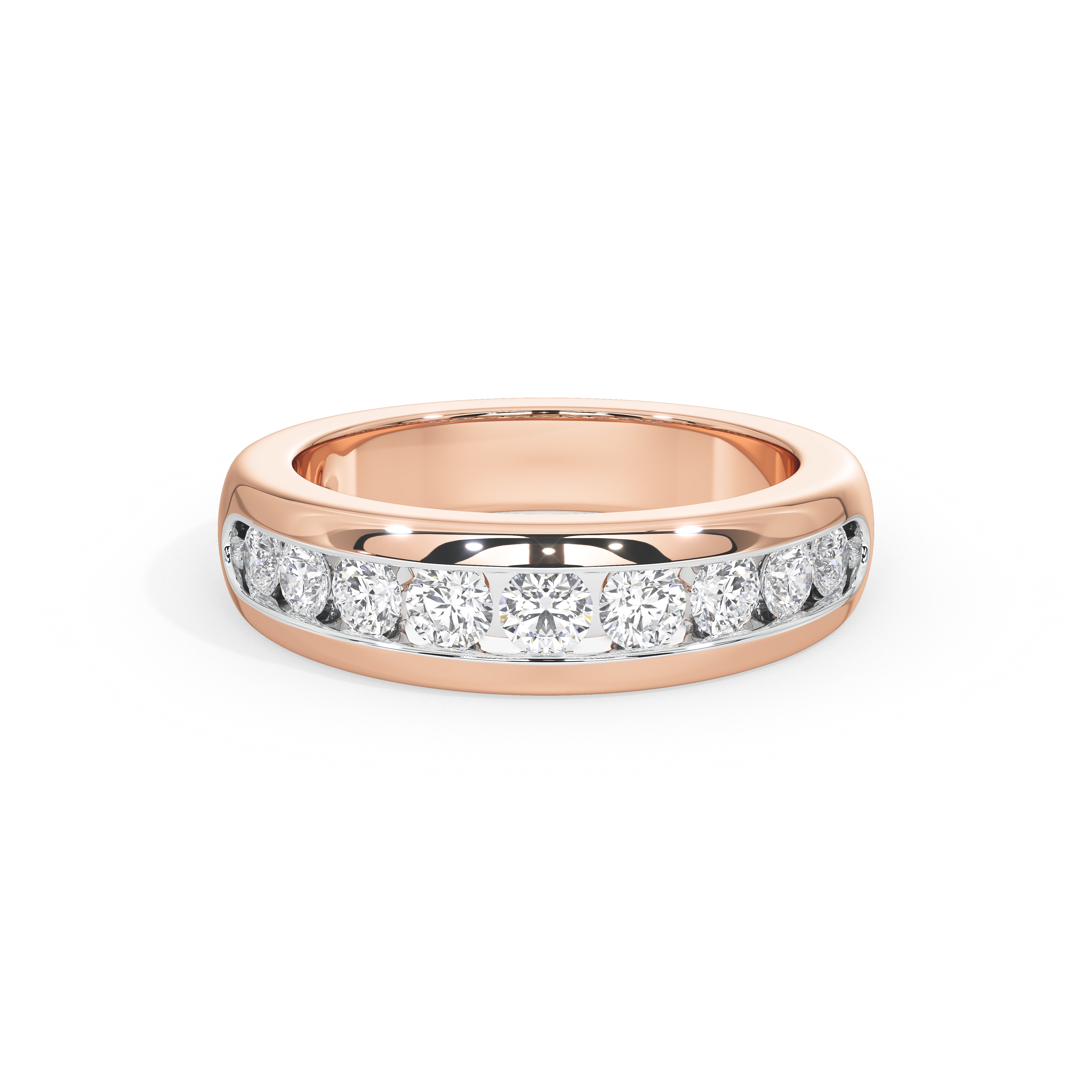 Orias Round Channel Set Band