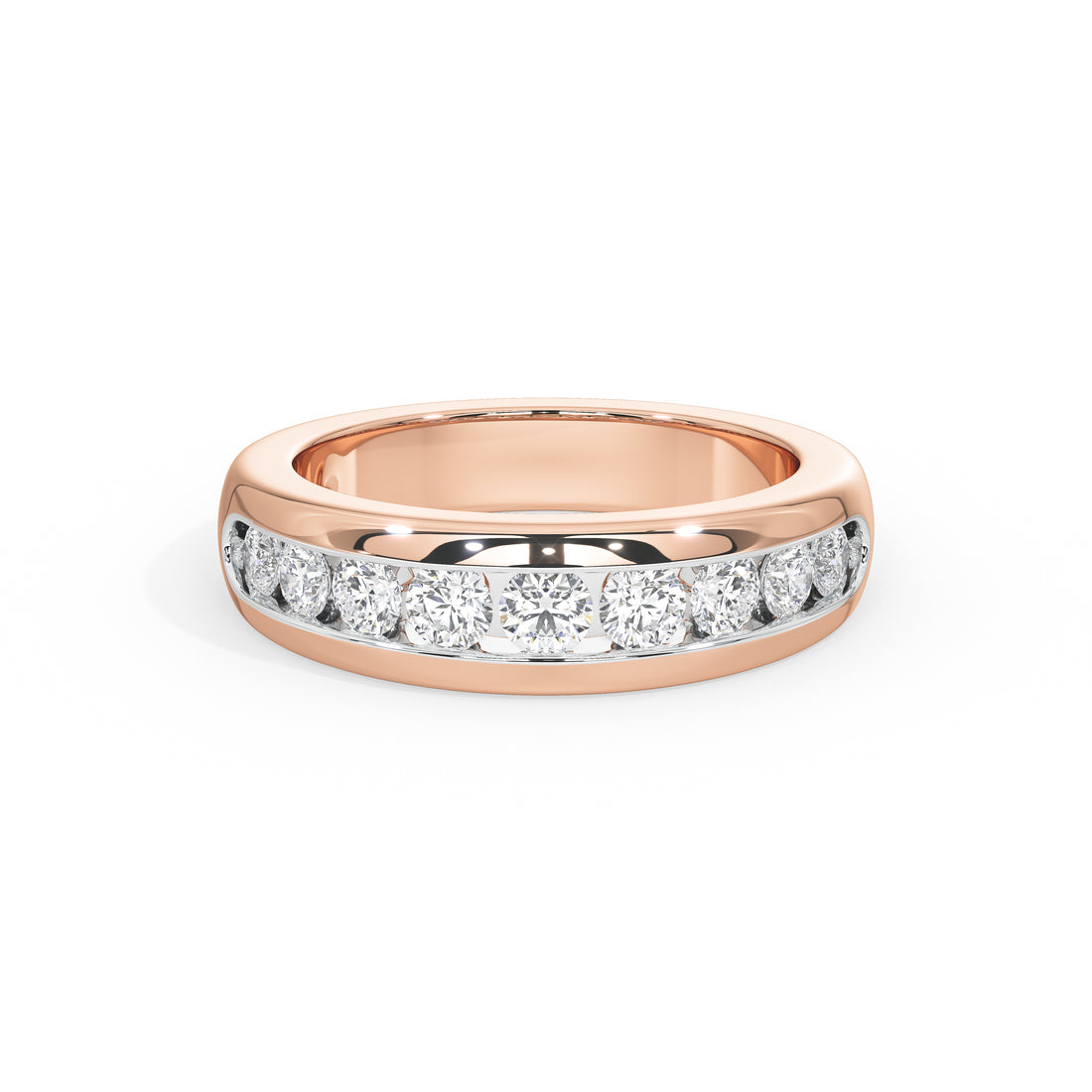 Orias Round Channel Set Band