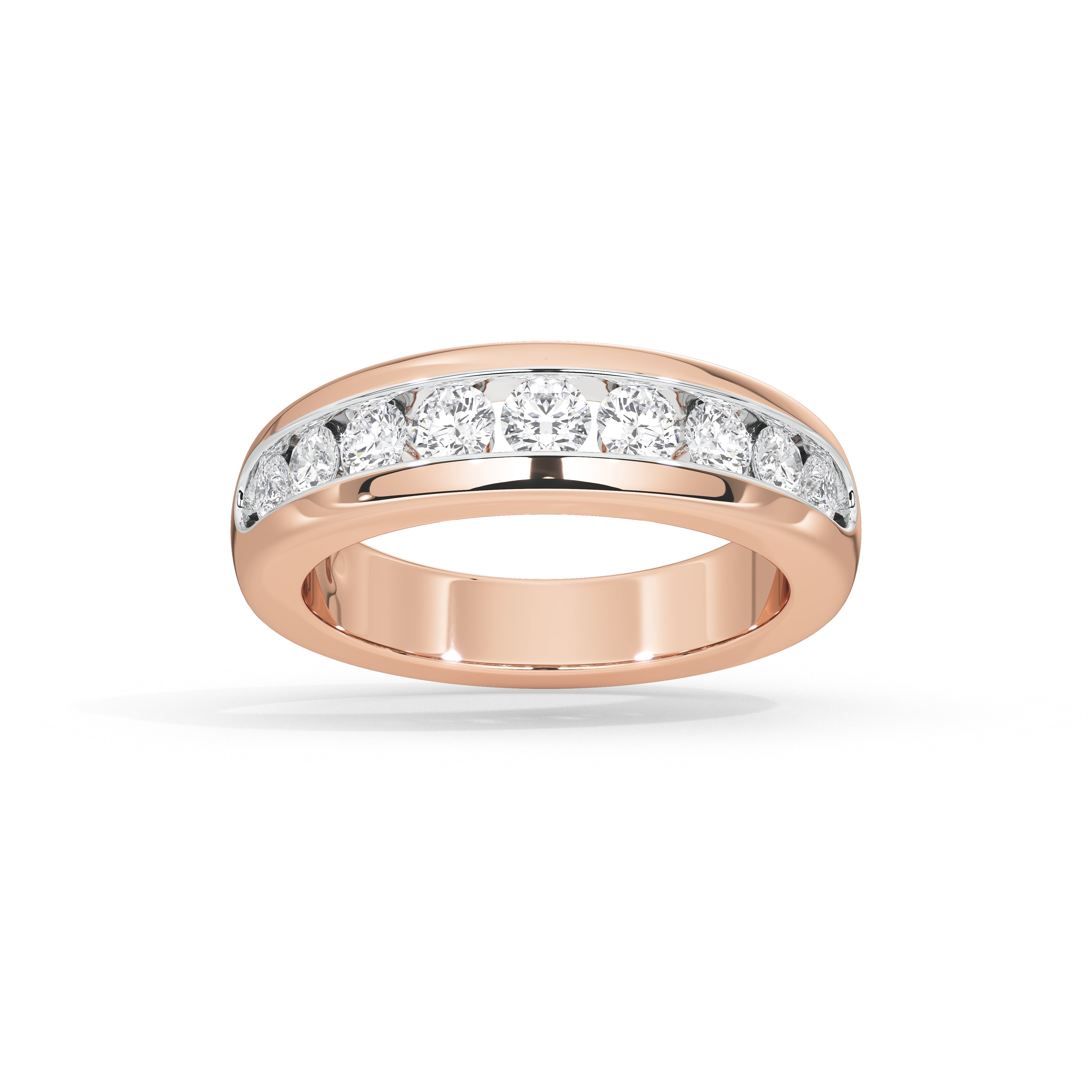Orias Round Channel Set Band