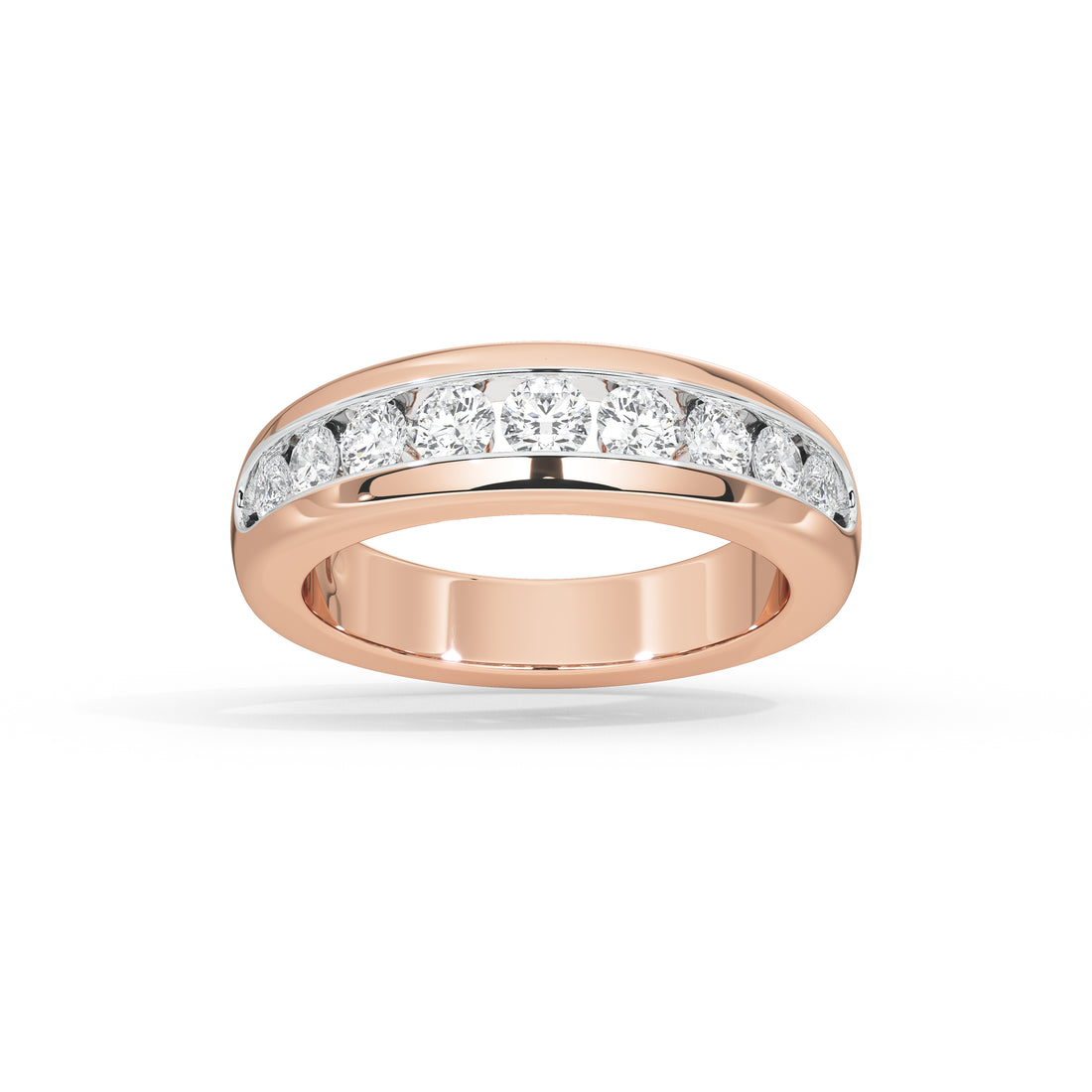 Orias Round Channel Set Band