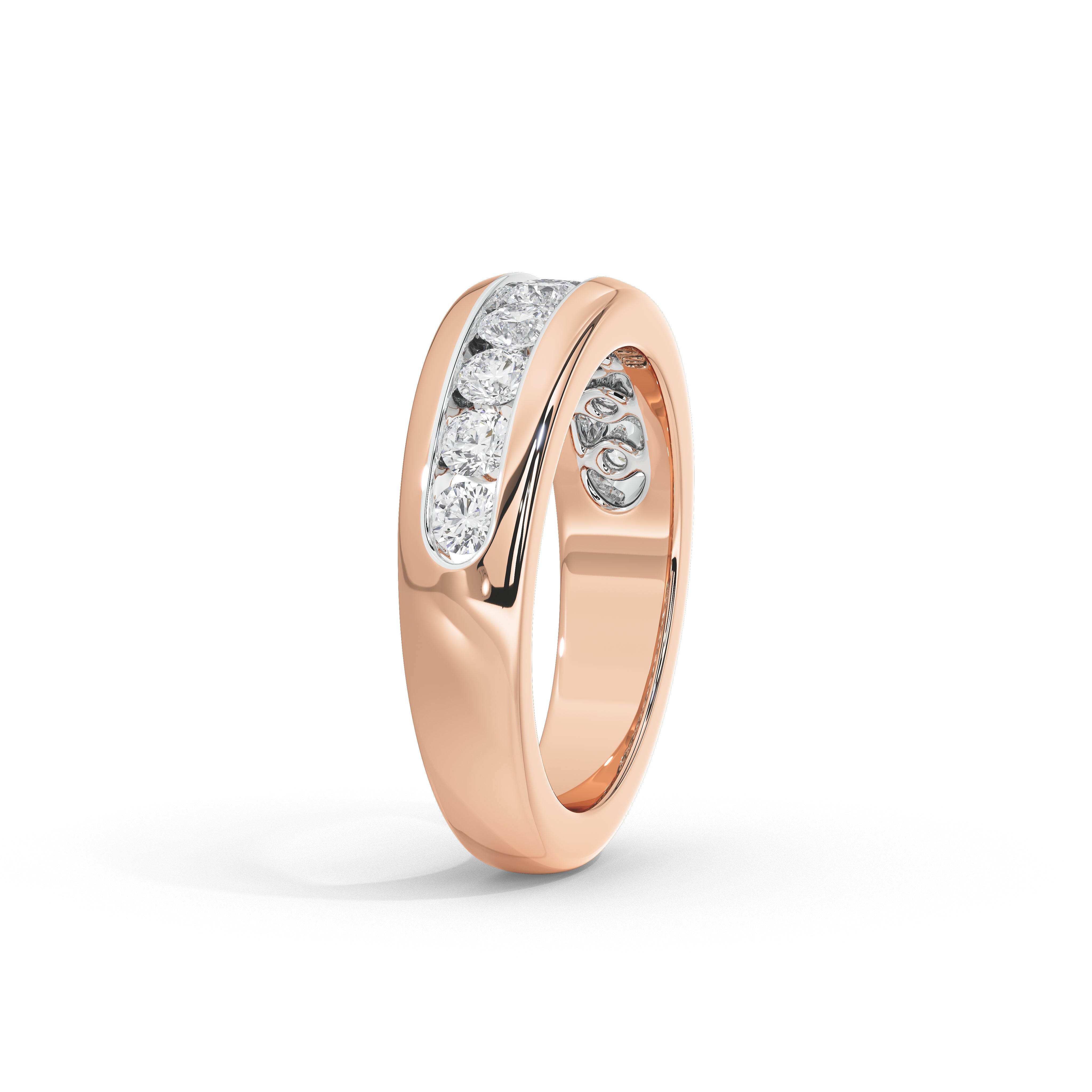 Orias Round Channel Set Band