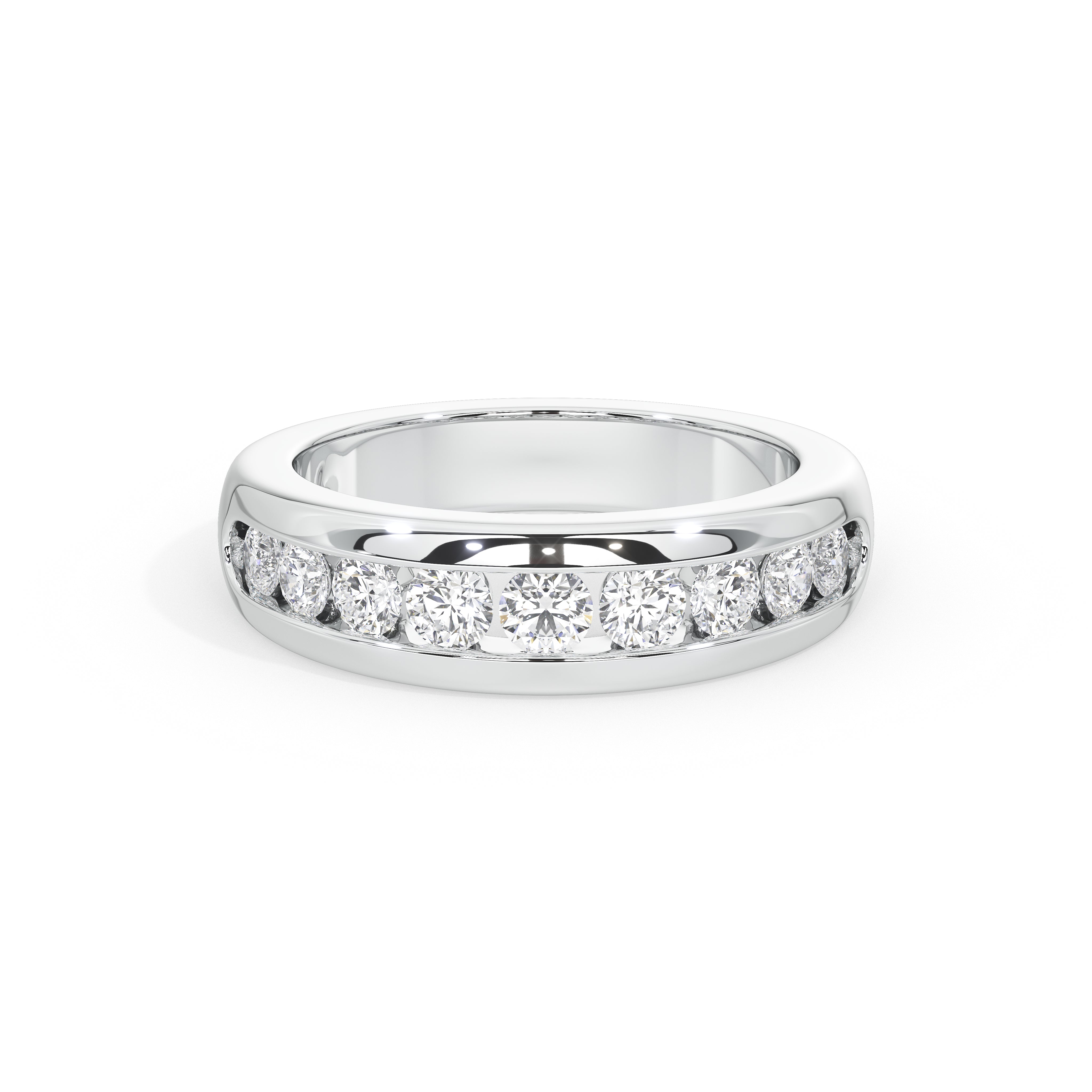 Orias Round Channel Set Band
