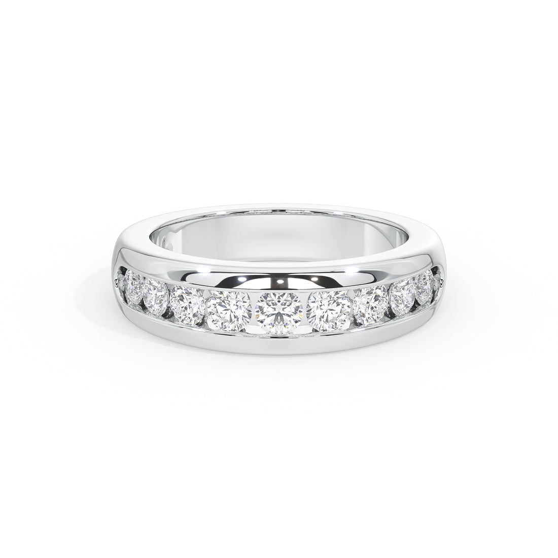 Orias Round Channel Set Band