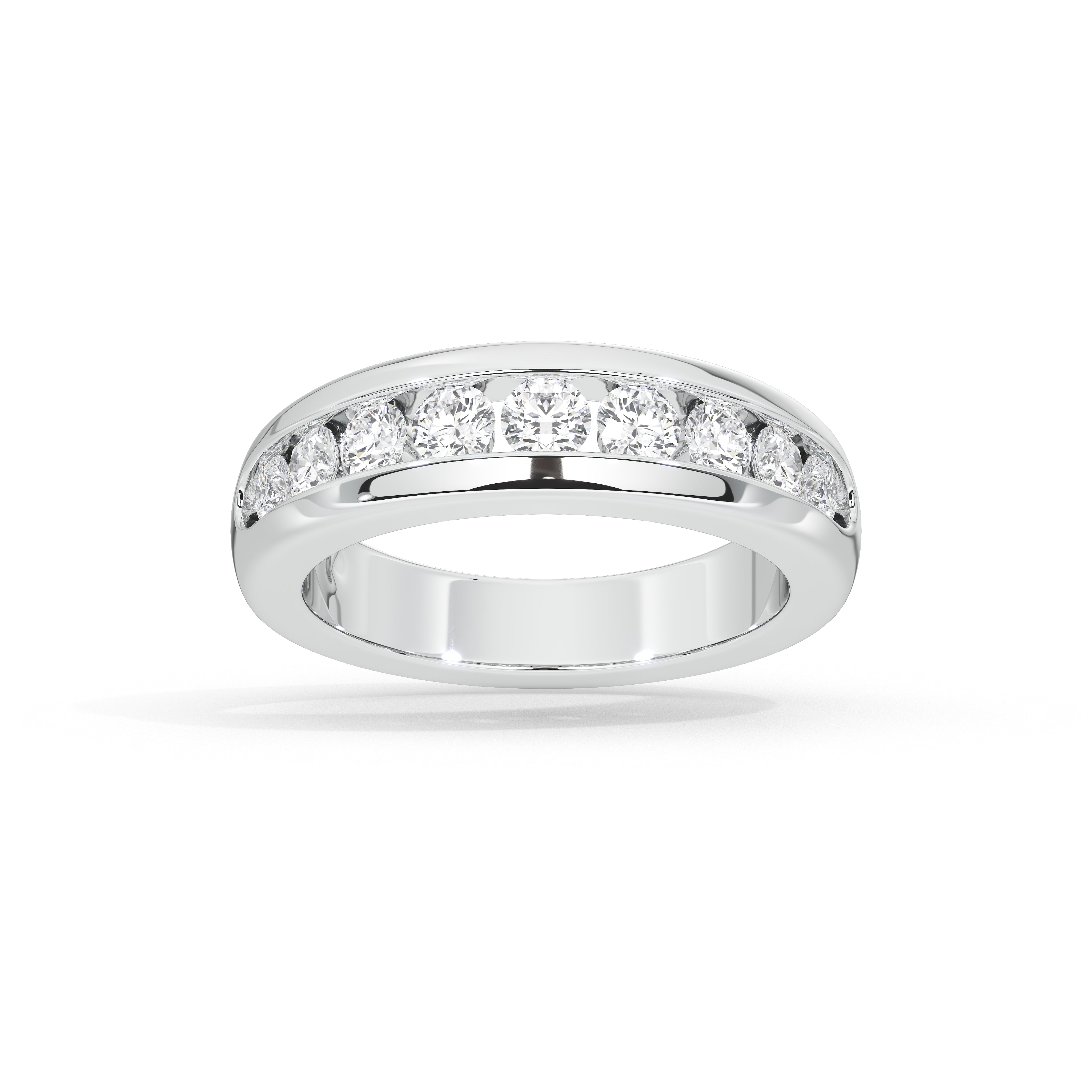Orias Round Channel Set Band