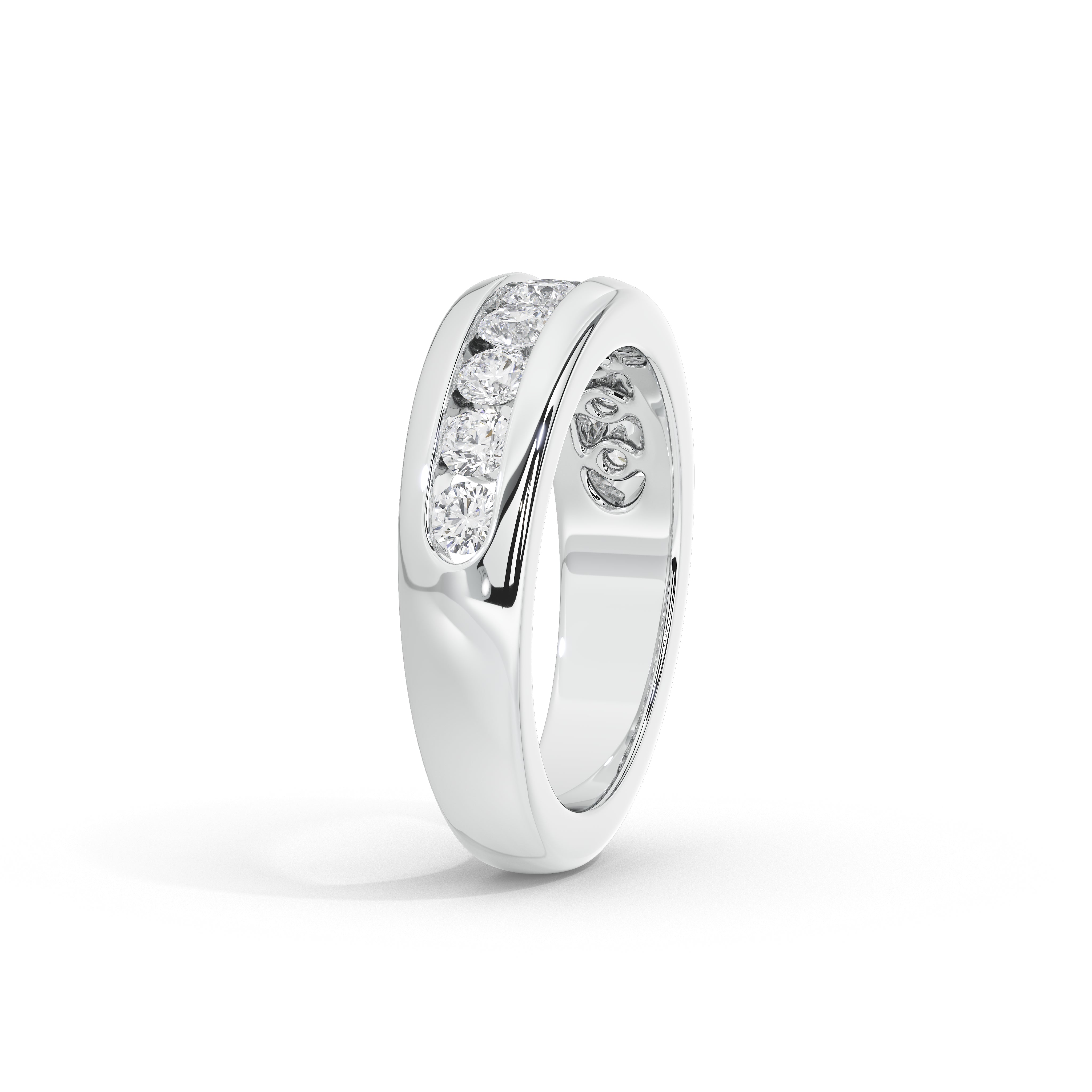 Orias Round Channel Set Band