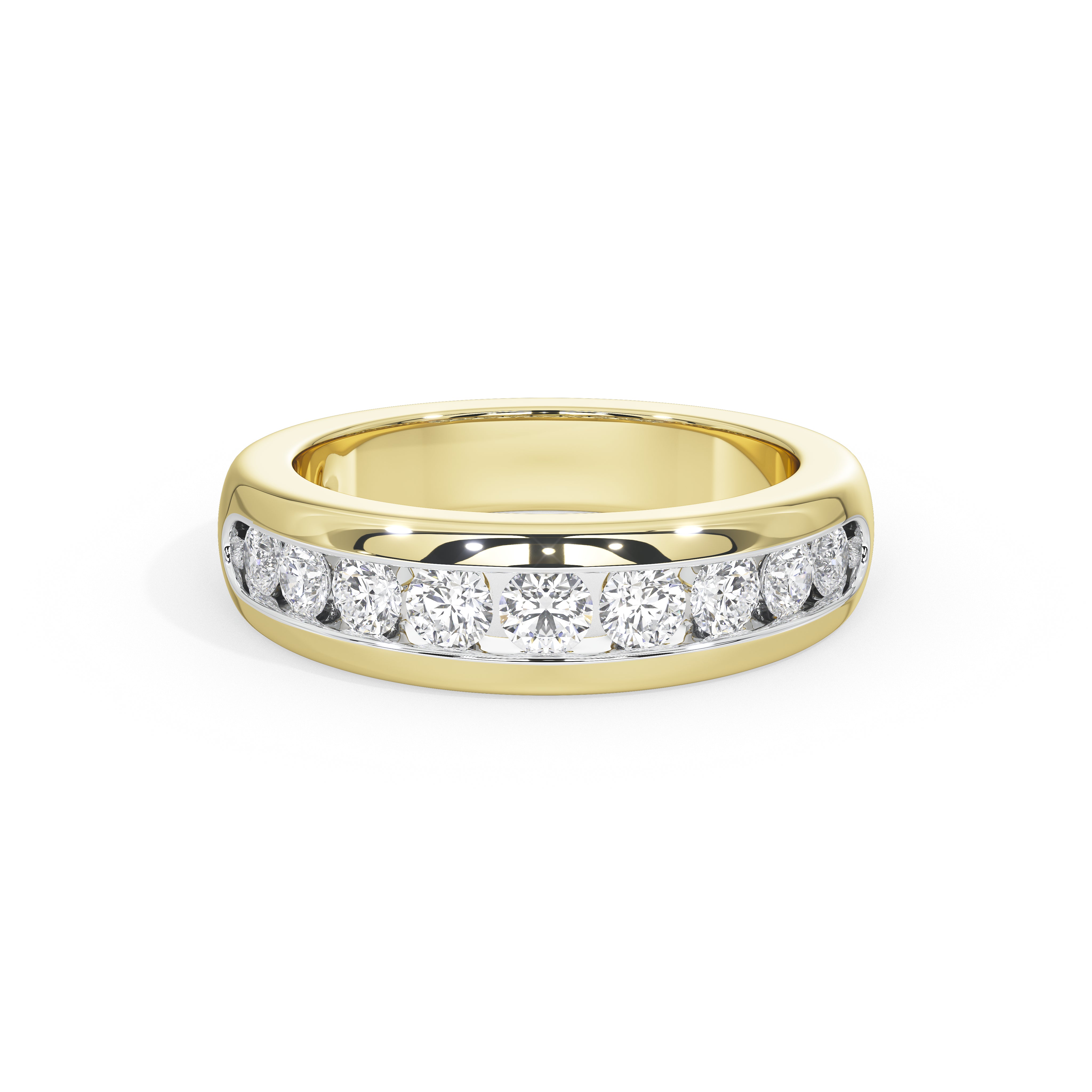 Orias Round Channel Set Band