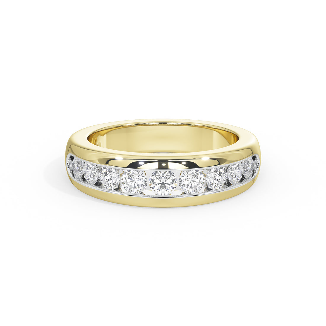 Orias Round Channel Set Band