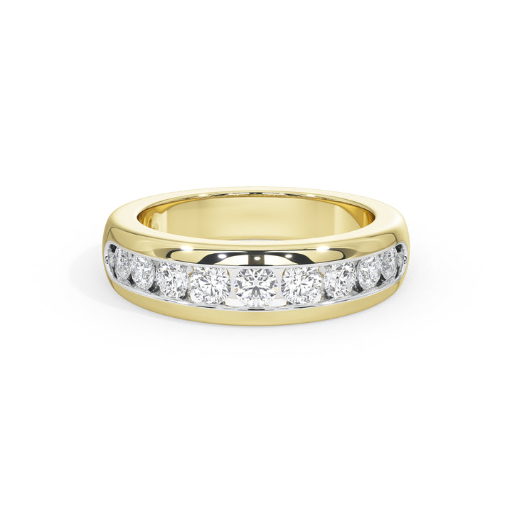 Orias Round Channel Set Band