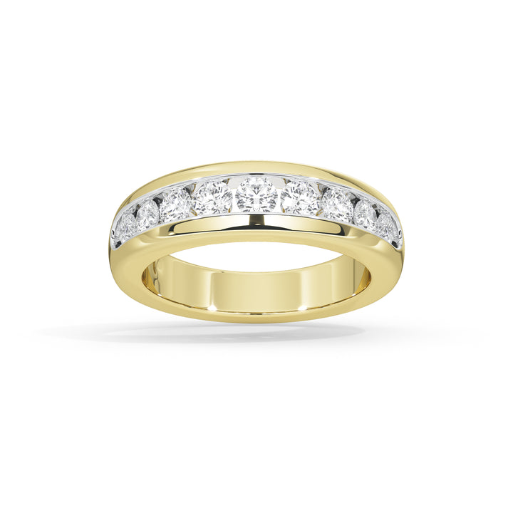 Orias Round Channel Set Band