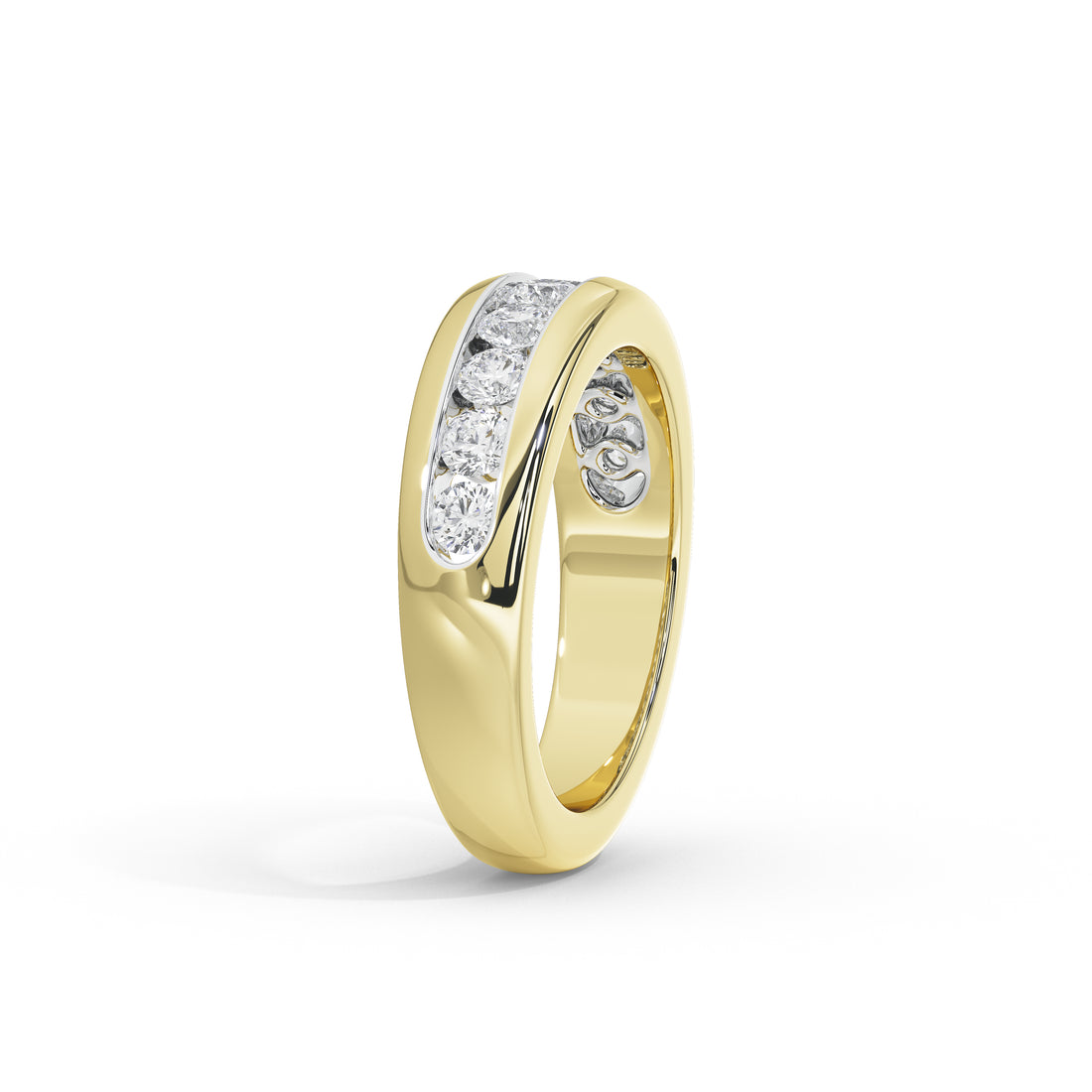 Orias Round Channel Set Band