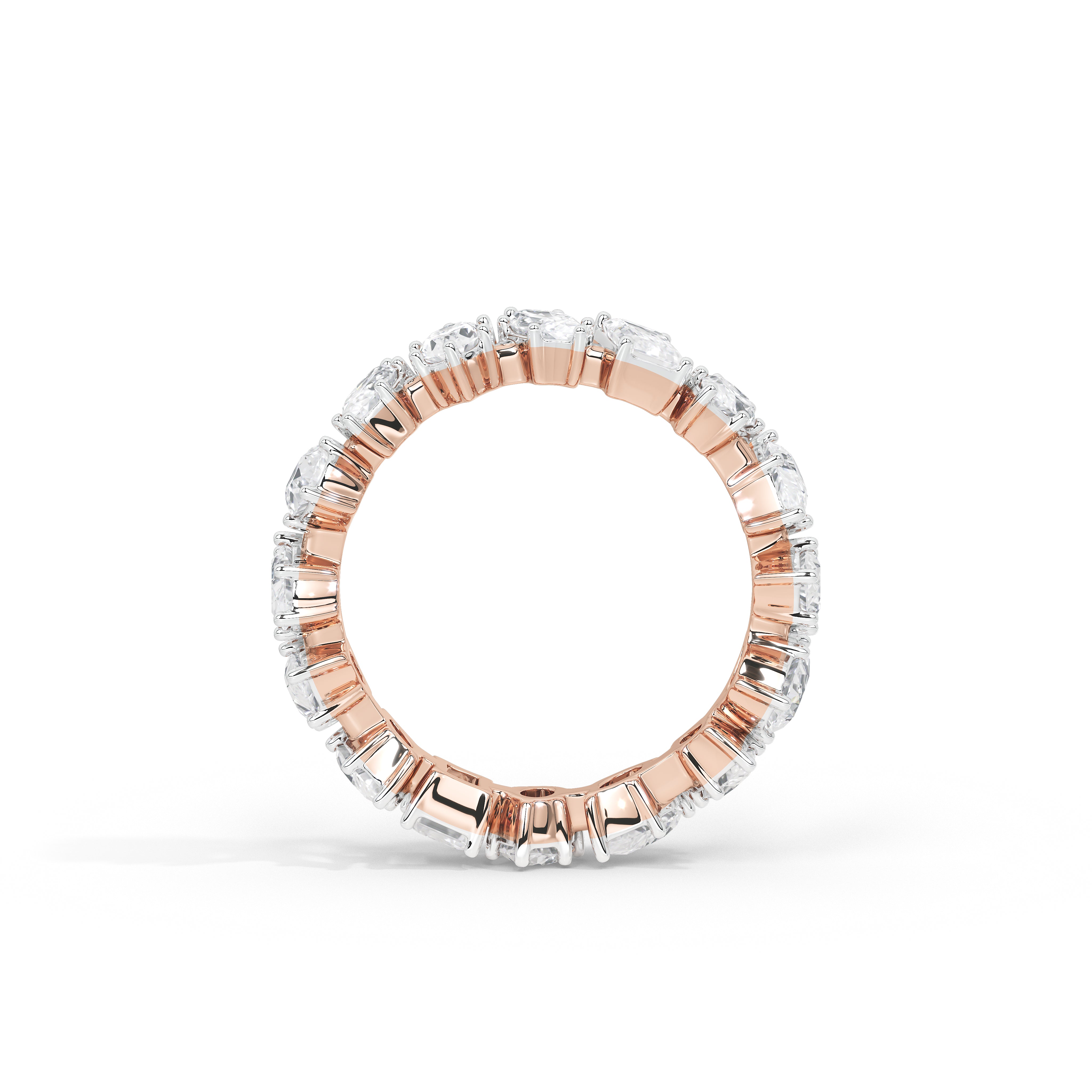 2.7 Carat Roseatte Multi-Shape Band Ring