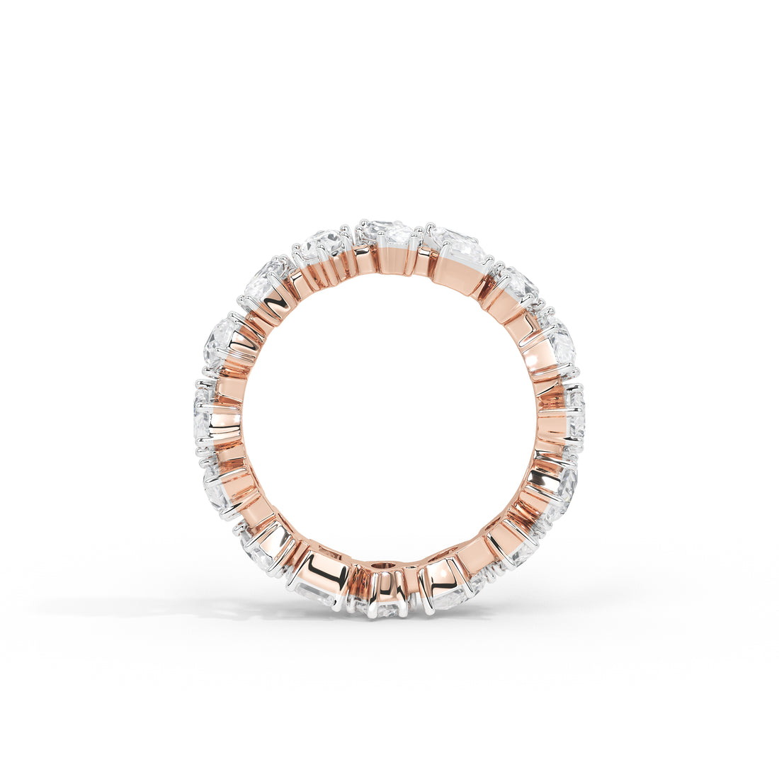 2.7 Carat Roseatte Multi-Shape Band Ring
