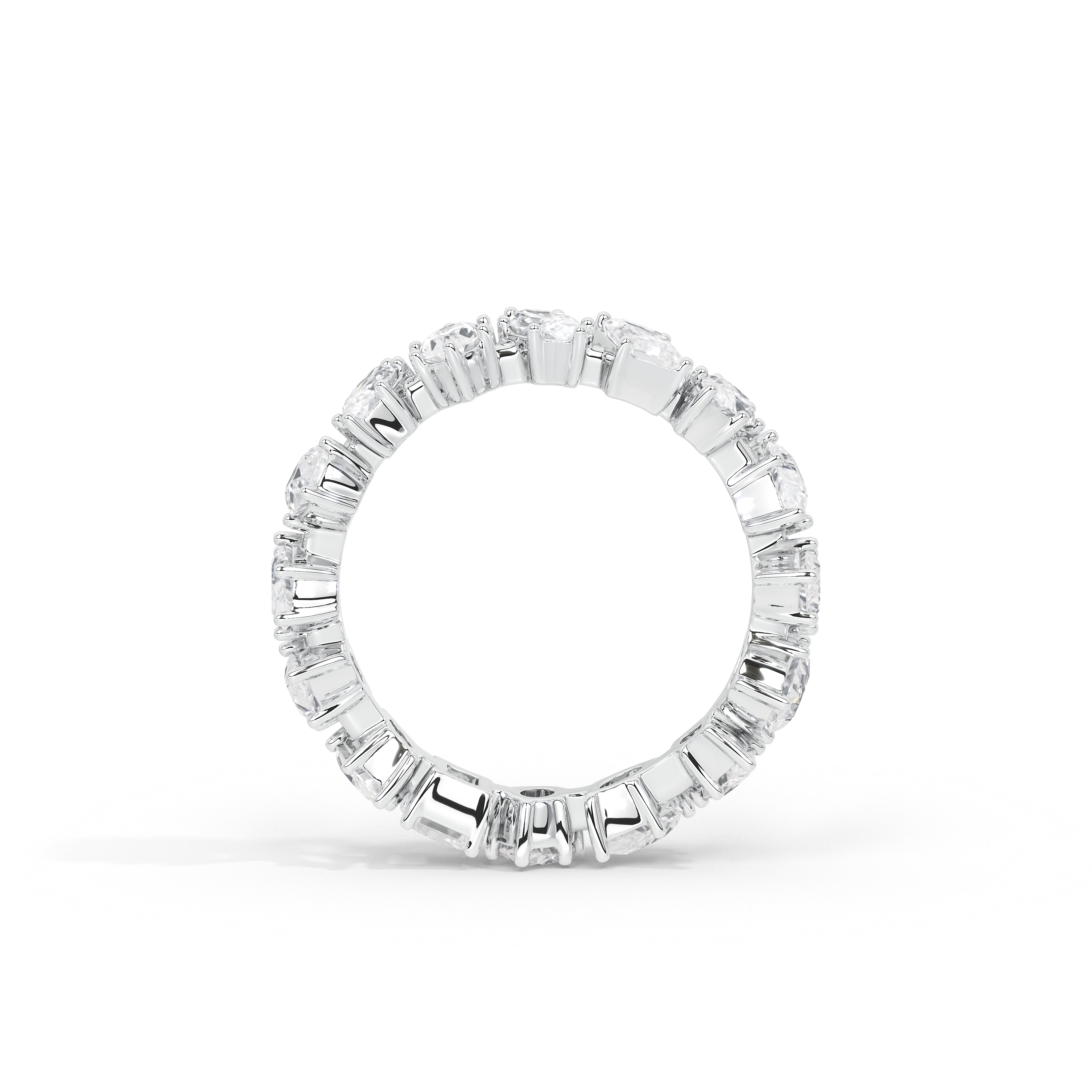 2.7 Carat Roseatte Multi-Shape Band Ring