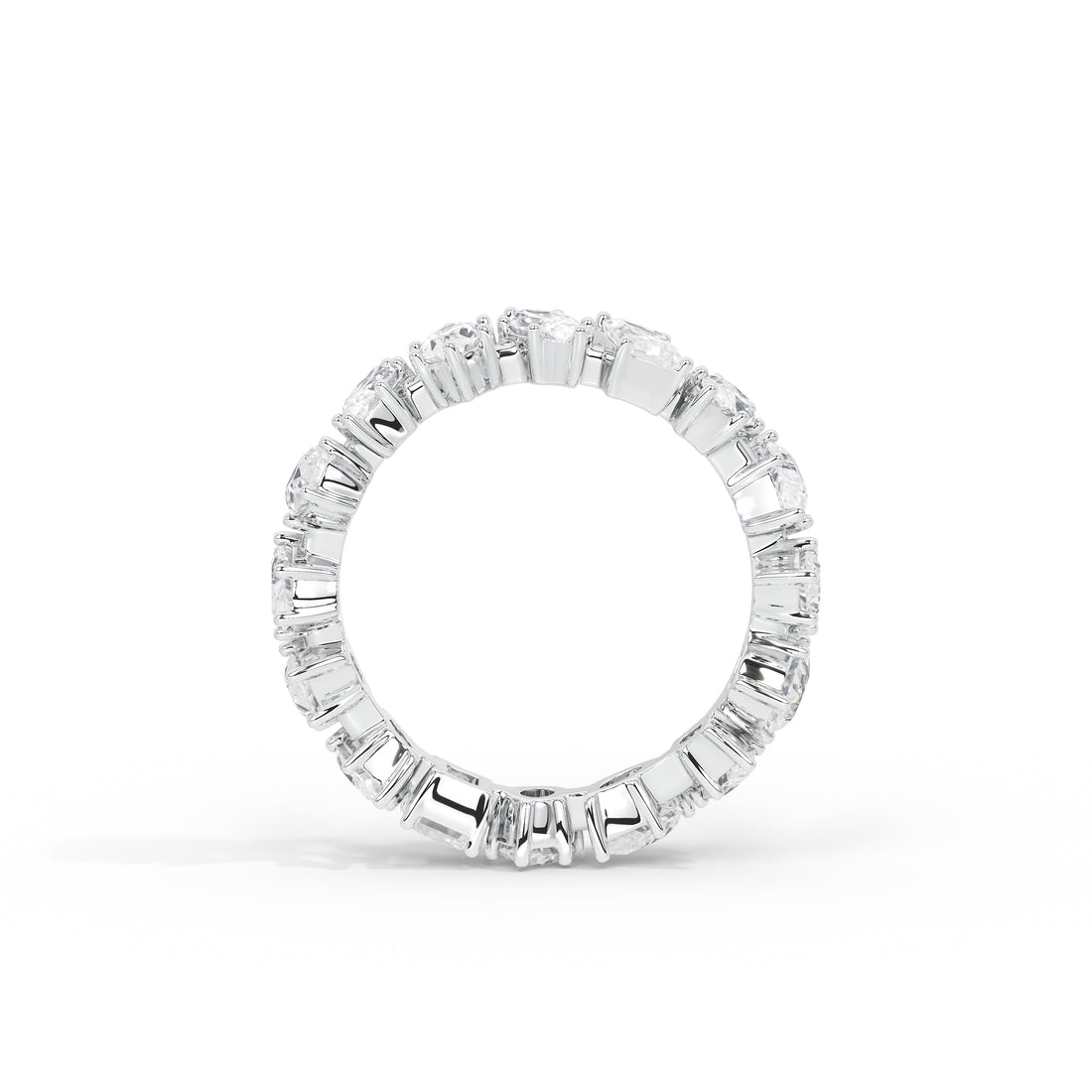 2.7 Carat Roseatte Multi-Shape Band Ring
