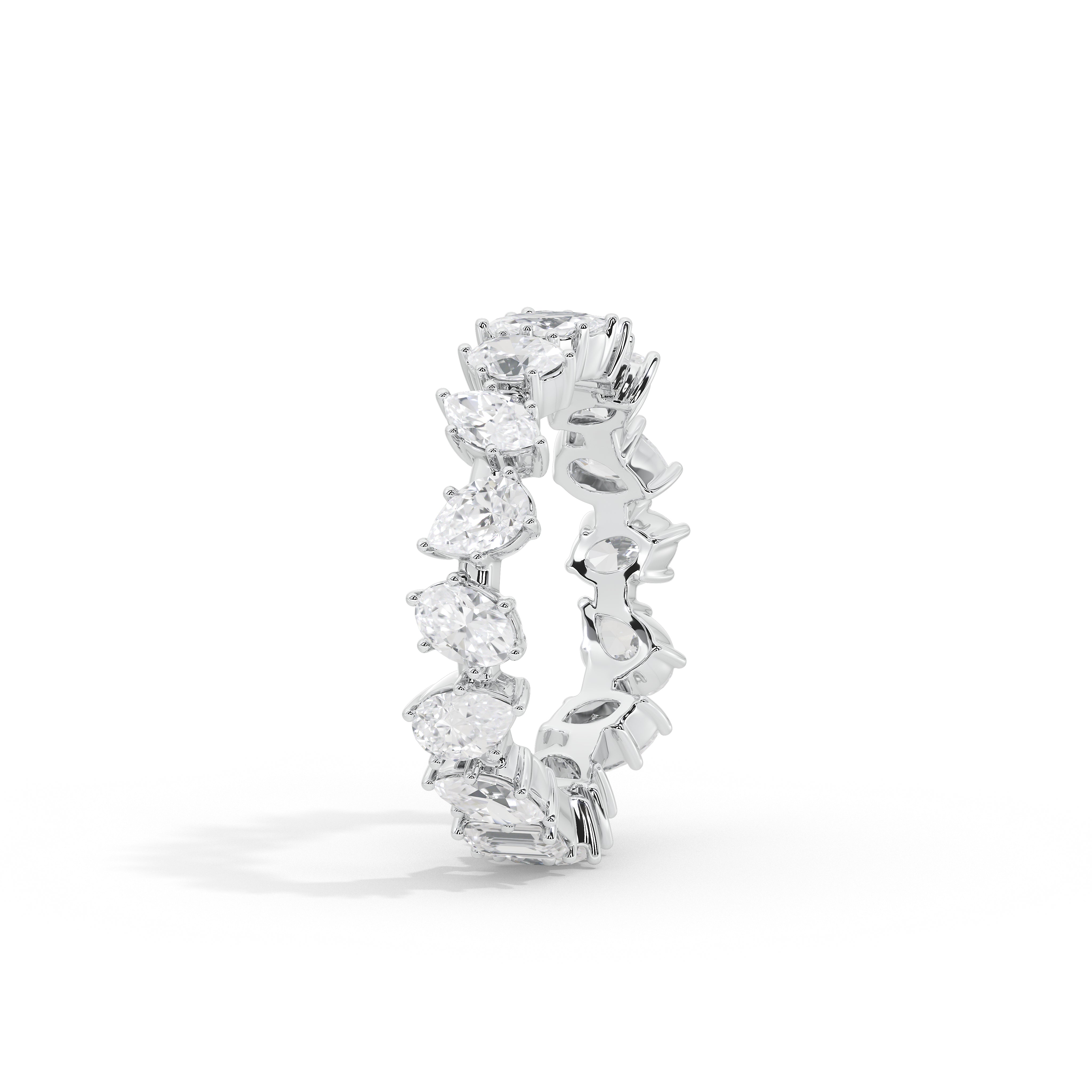 2.7 Carat Roseatte Multi-Shape Band Ring