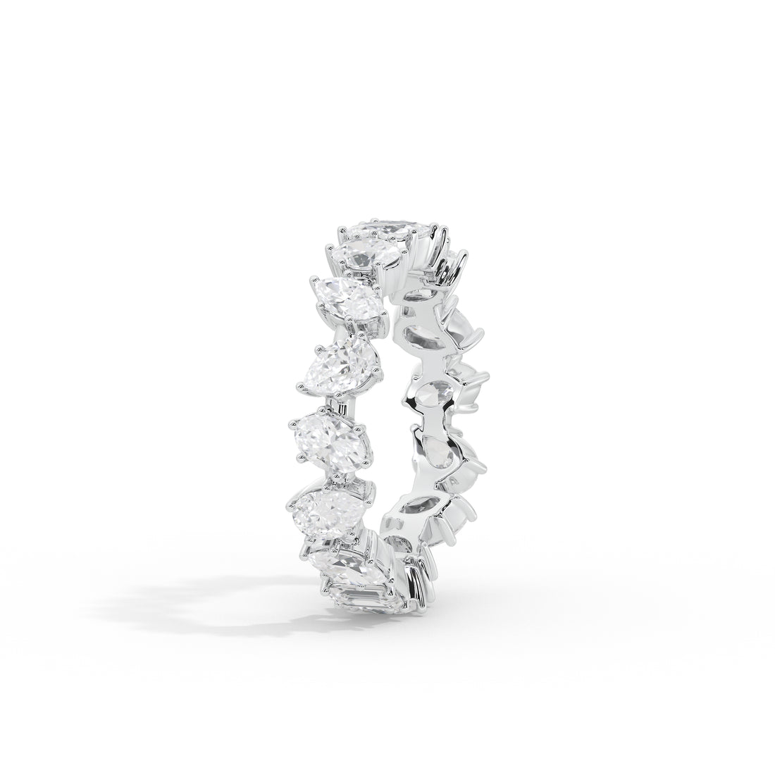 2.7 Carat Roseatte Multi-Shape Band Ring