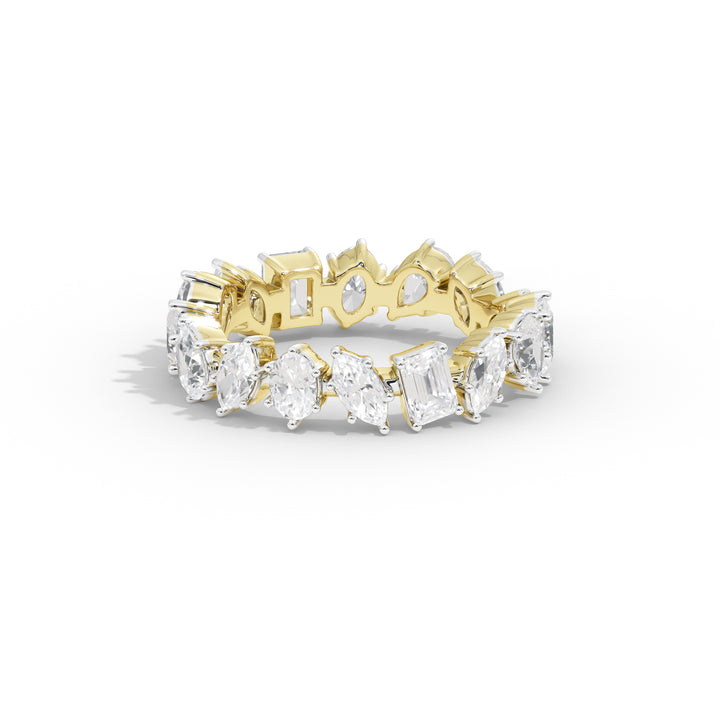 2.7 Carat Roseatte Multi-Shape Band Ring
