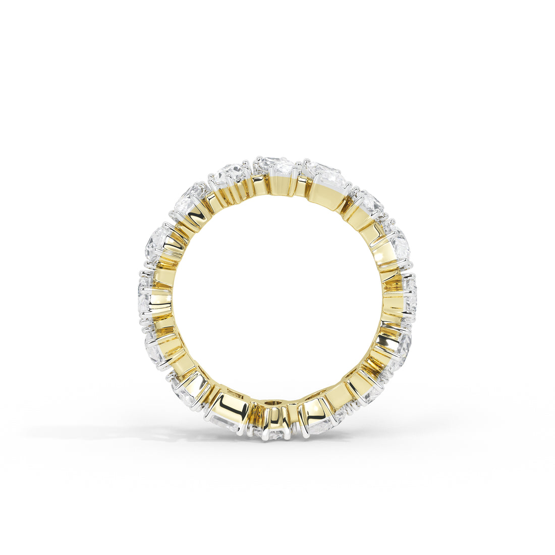 2.7 Carat Roseatte Multi-Shape Band Ring