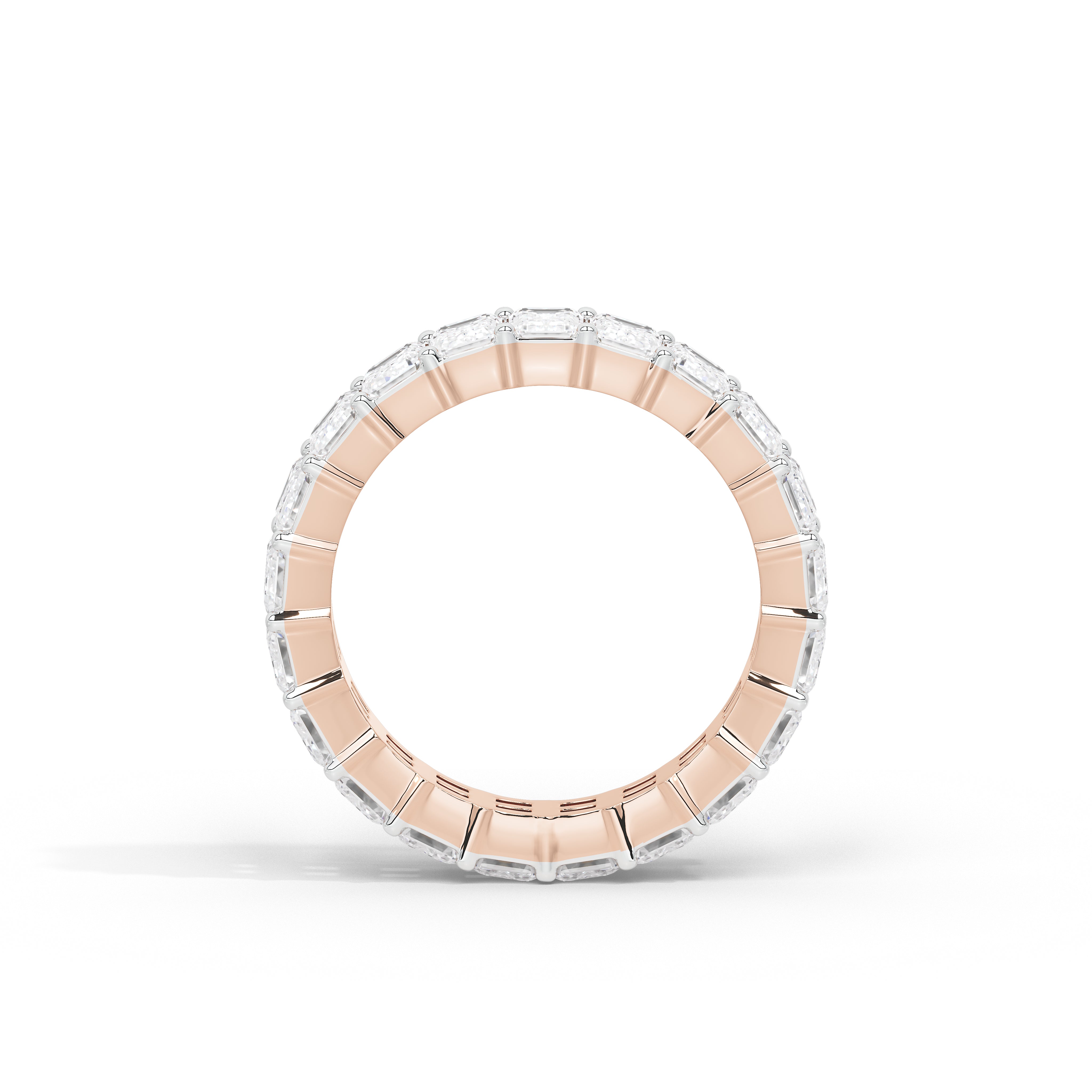 1.8 Carat Emerald Eternity Band Ring