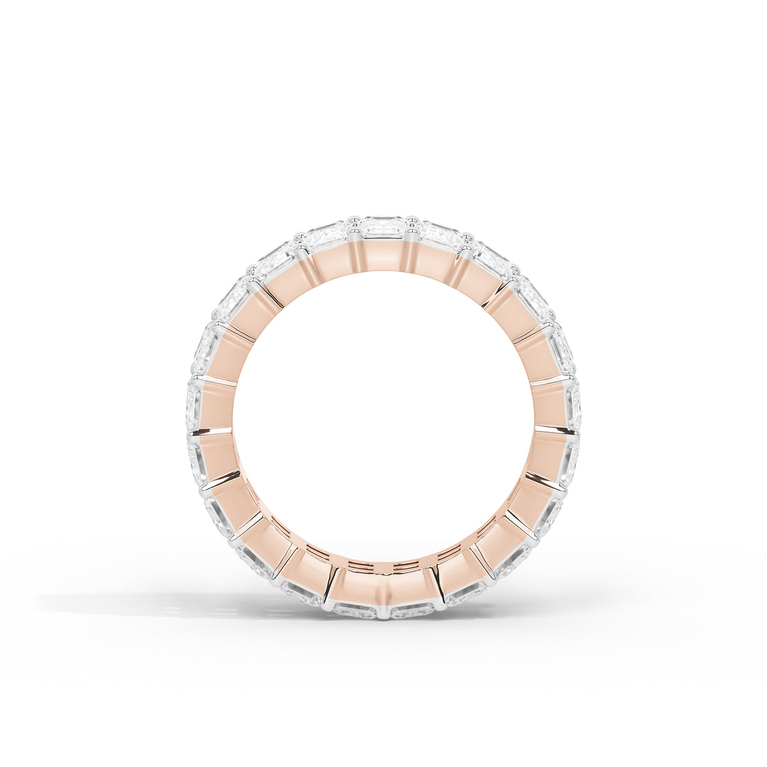 1.8 Carat Emerald Eternity Band Ring
