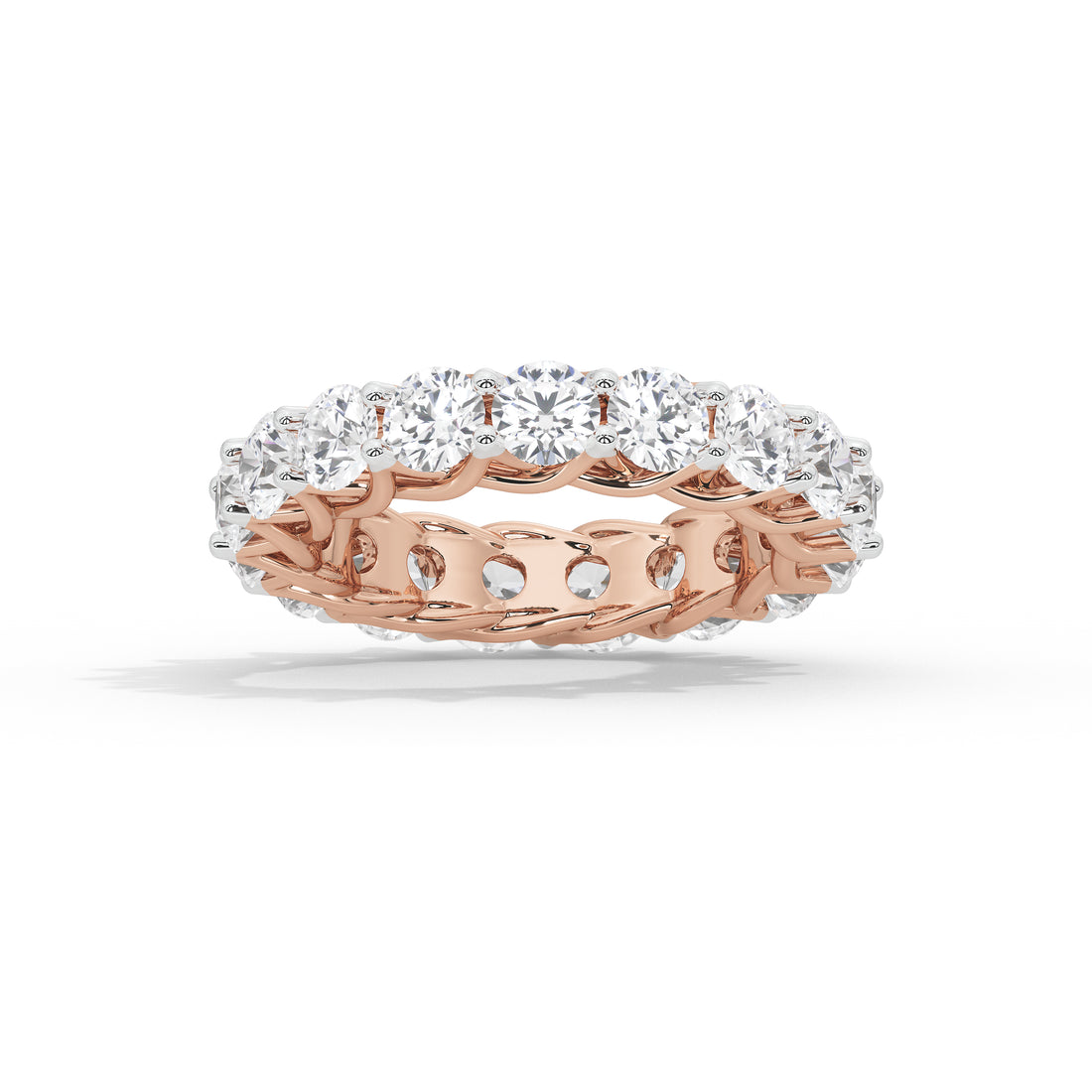 6.3 Carat Celine Round Diamond Eternity Band