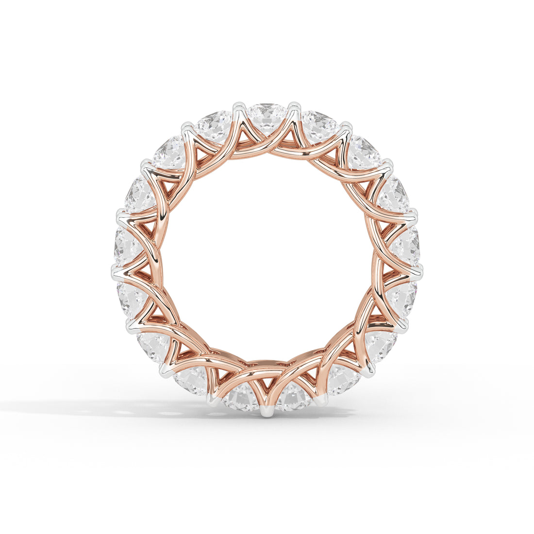 6.3 Carat Celine Round Diamond Eternity Band