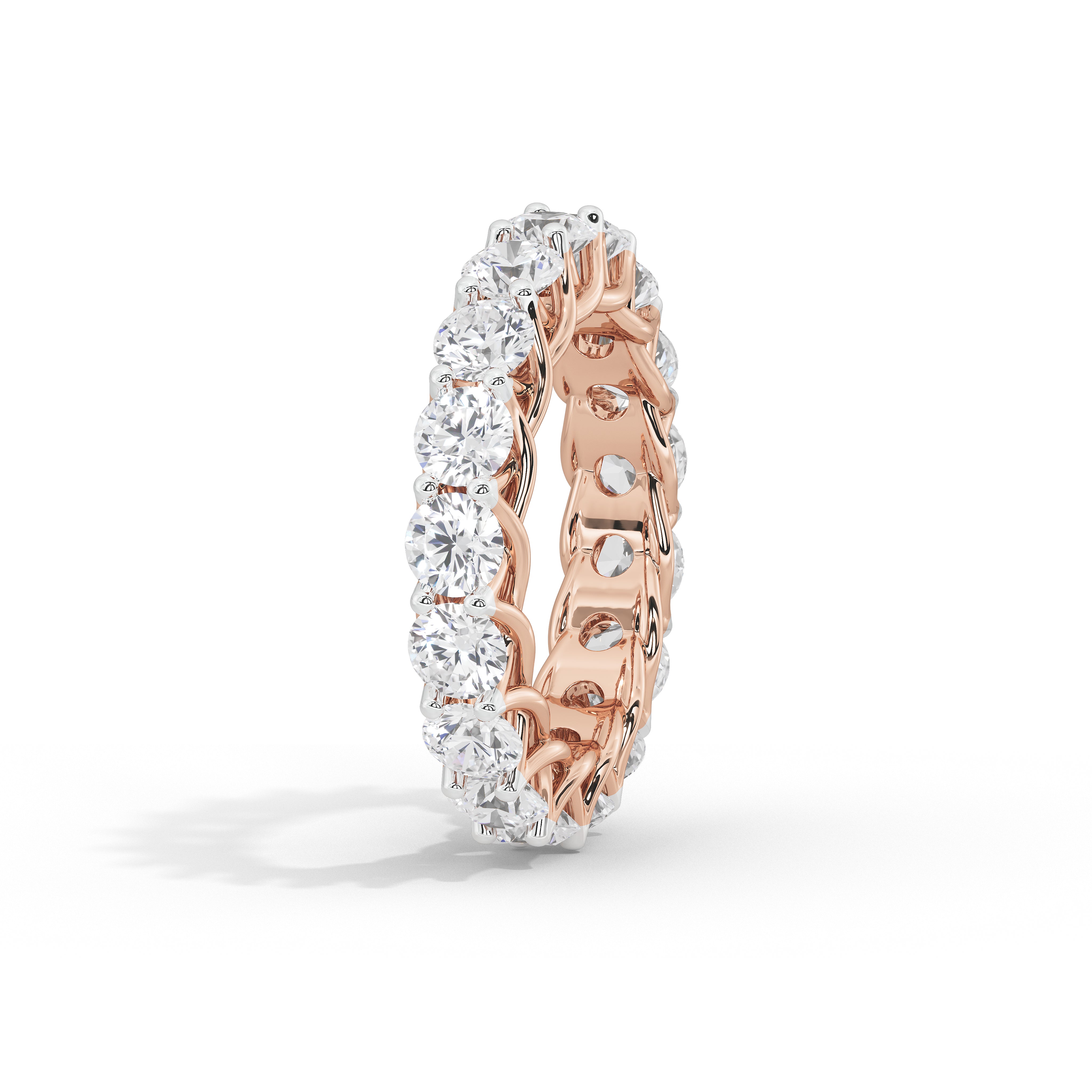 6.3 Carat Celine Round Diamond Eternity Band