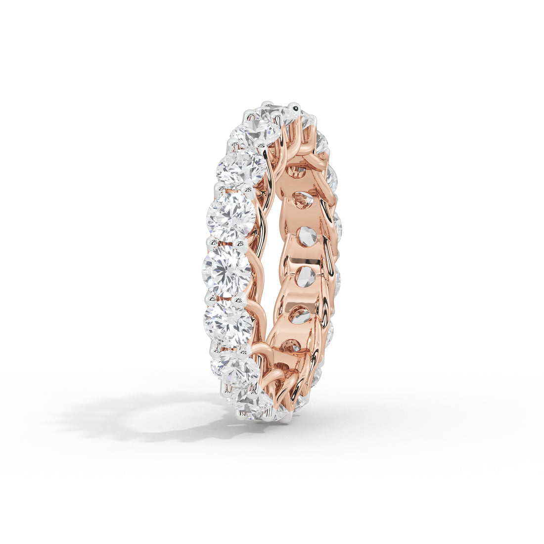 6.3 Carat Celine Round Diamond Eternity Band
