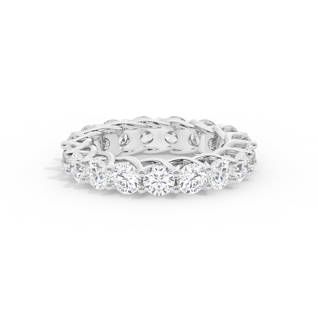 6.3 Carat Celine Round Diamond Eternity Band
