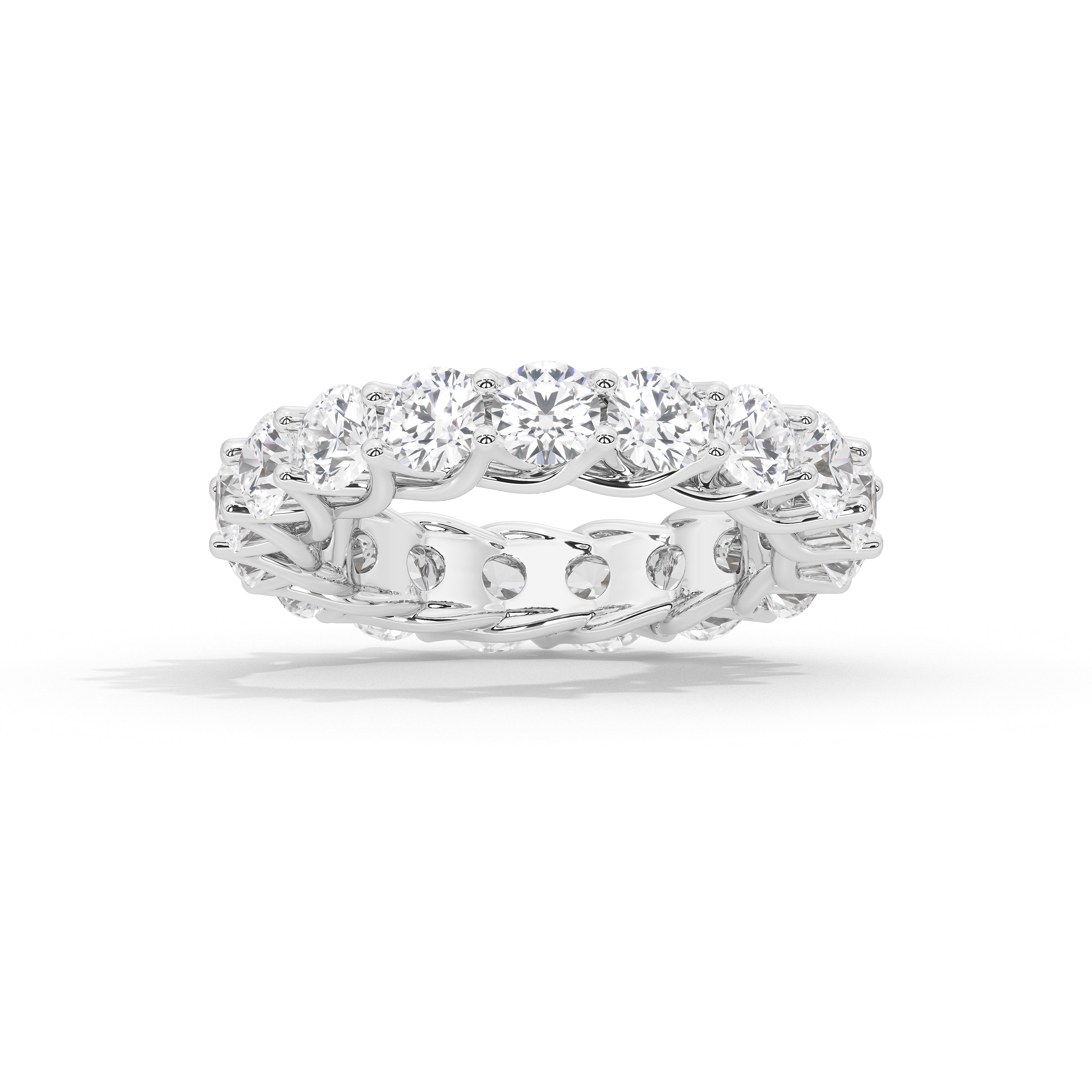 6.3 Carat Celine Round Diamond Eternity Band